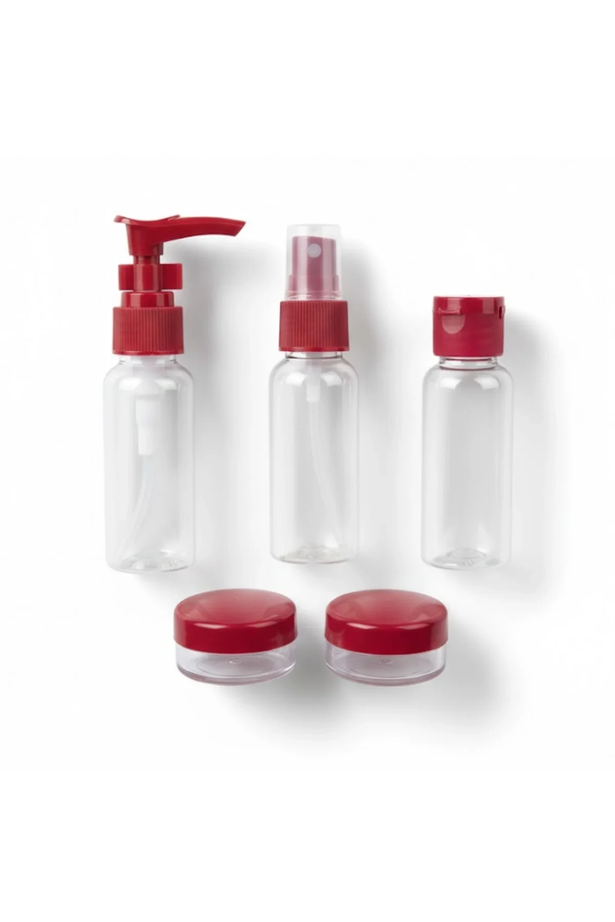 30 Ml 5’li Seyahat Banyo Şişe Seti Sızdırmaz Tasarım - Just Cheap Store Görsel 5