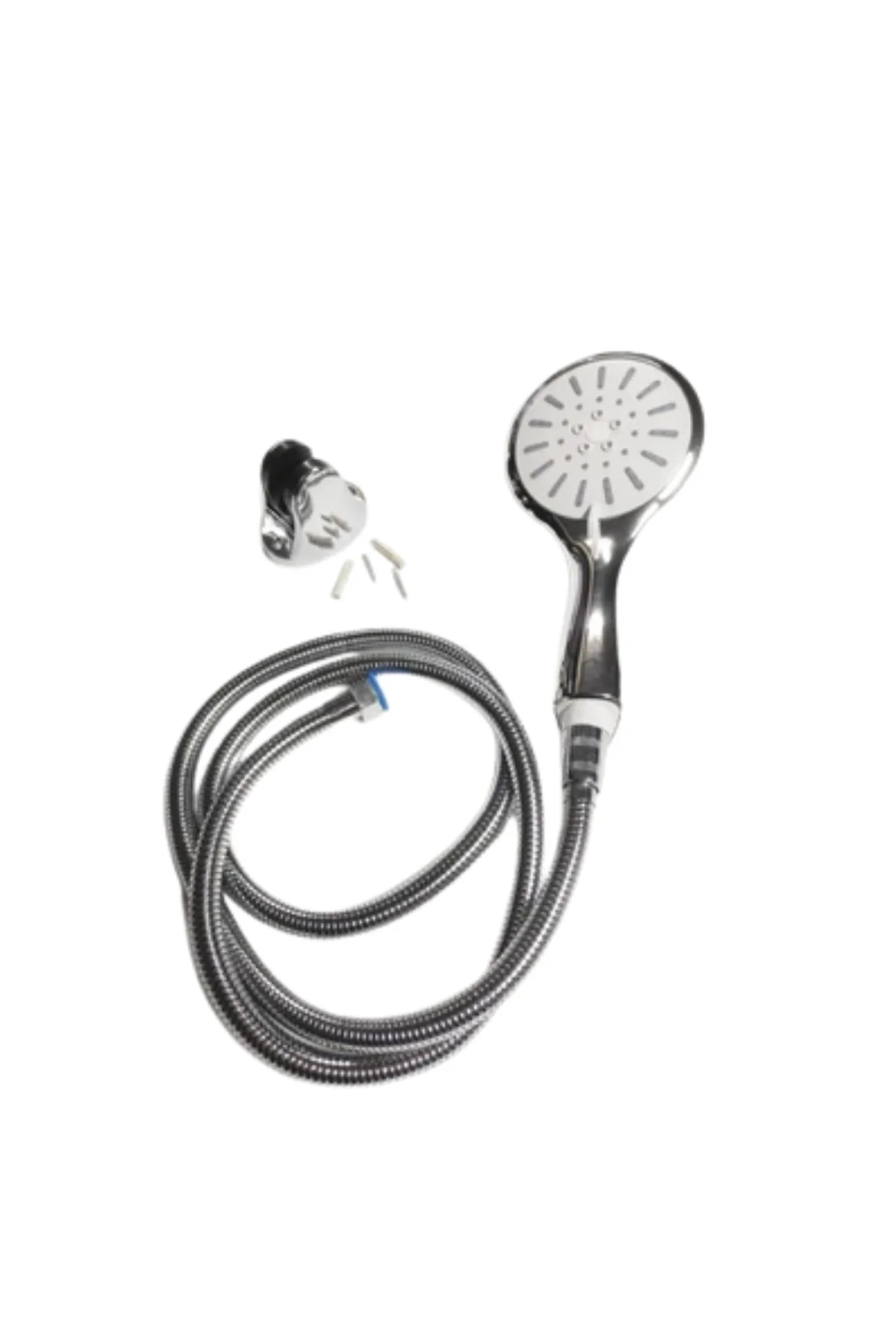 Krem Duş Başlığı Seti 4 Kademeli El Duşu Spiral Hortumlu Banyo Seti - Just Cheap Store Görsel 5