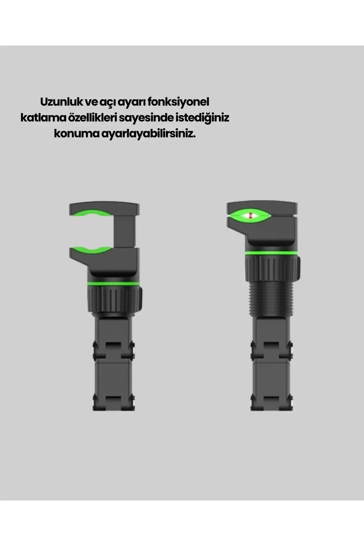 Araç İçi Dikiz Aynası Telefon Tutucu Katlanabilir Ve Çok Fonksiyonlu - Just Cheap Store Görsel 5