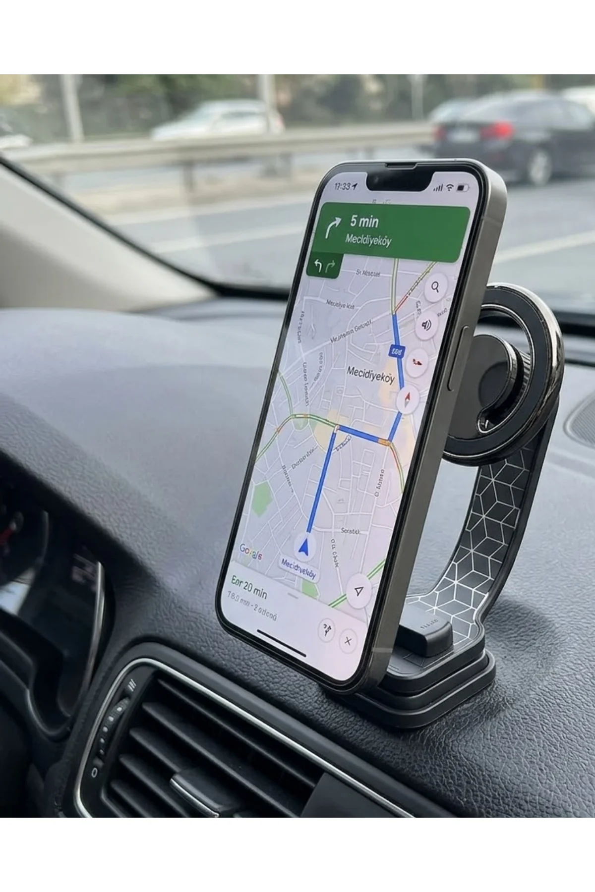 Araç İçi Manyetik Telefon Tutucu Katlanabilir Navigasyon Standı