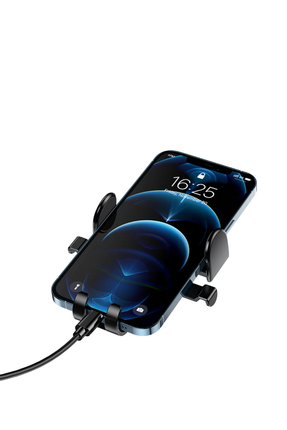 360° Döner Araç Telefon Tutucu Otomatik Kilit Mekanizmalı Stand - Just Cheap Store Görsel 5