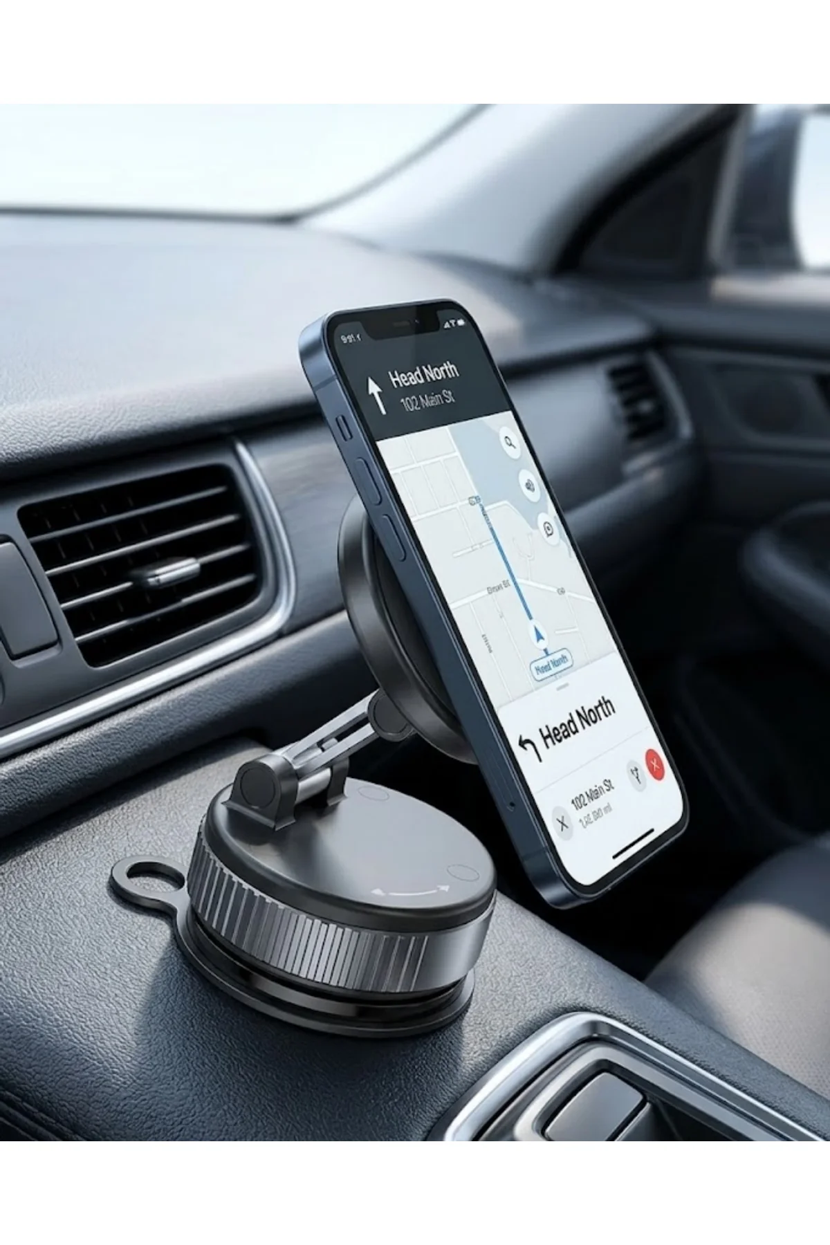 Araç İçi Manyetik Navigasyon Telefon Tutucu Güçlü Mıknatıslı Stand