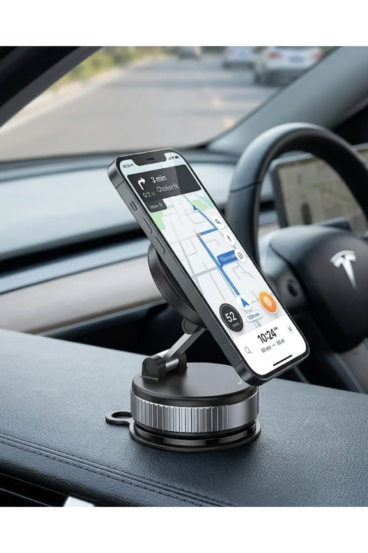 Manyetik Araç Telefon Tutucu 360° Döner Katlanabilir Telefon Standı