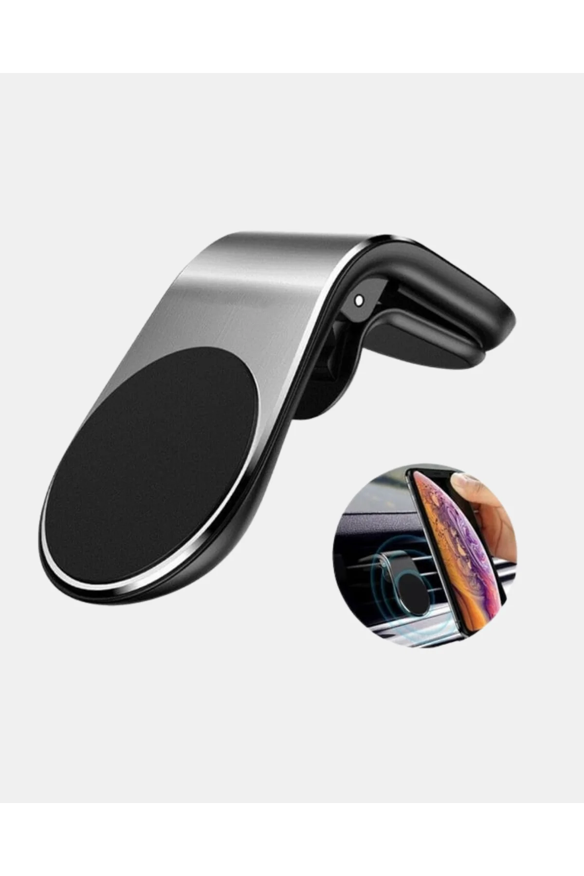 Araç İçi Manyetik Telefon Tutucu Güçlü Klipsli Ve 360 Derece Ayarlanabilir - Just Cheap Store Görsel 2