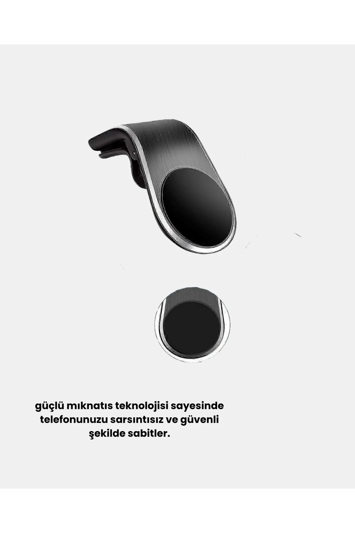 Araç İçi Manyetik Telefon Tutucu Güçlü Klipsli Ve 360 Derece Ayarlanabilir - Just Cheap Store Görsel 5