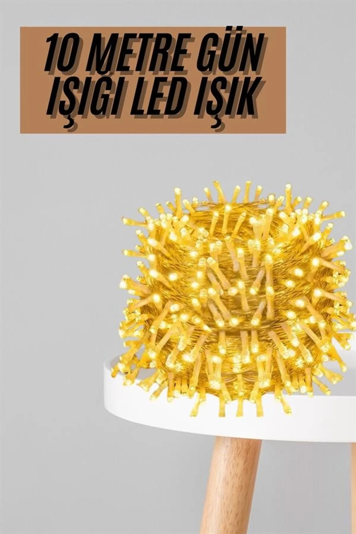 Fişli 10 Metre Günışığı Led Işık 3 Aydınlatma Modlu Dekoratif Ortam Aydınlatması - Just Cheap Store Görsel 2