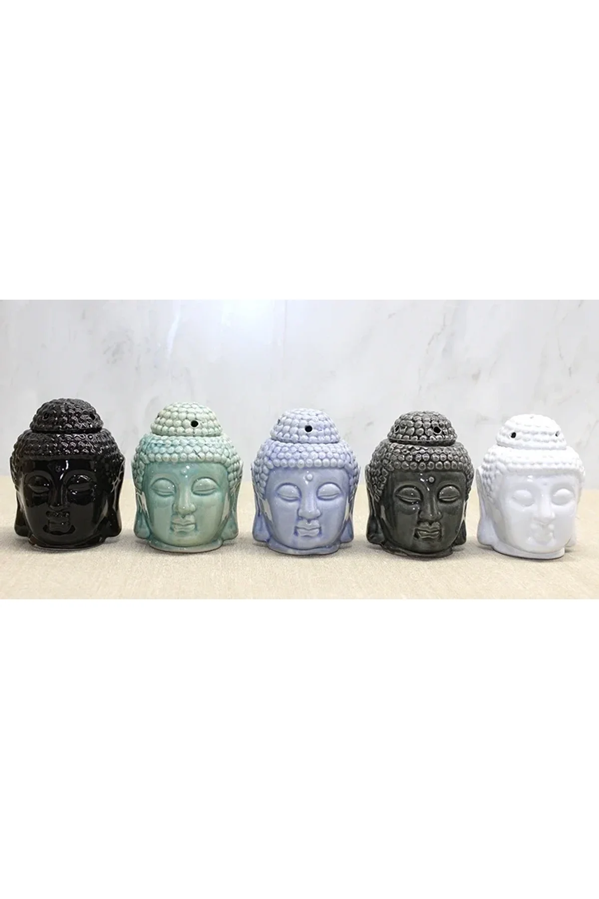 Seramik Buda Büstü Buhurdanlık Alk4446 - Just Cheap Store Görsel 2