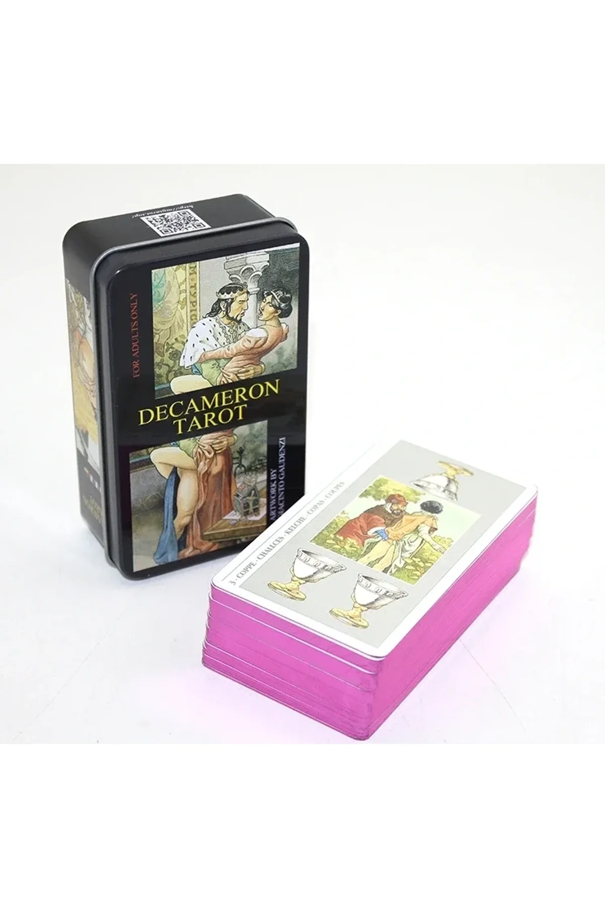 Decameron Metal Kutulu Tarot Kartı Alk2768 - Just Cheap Store Görsel 2