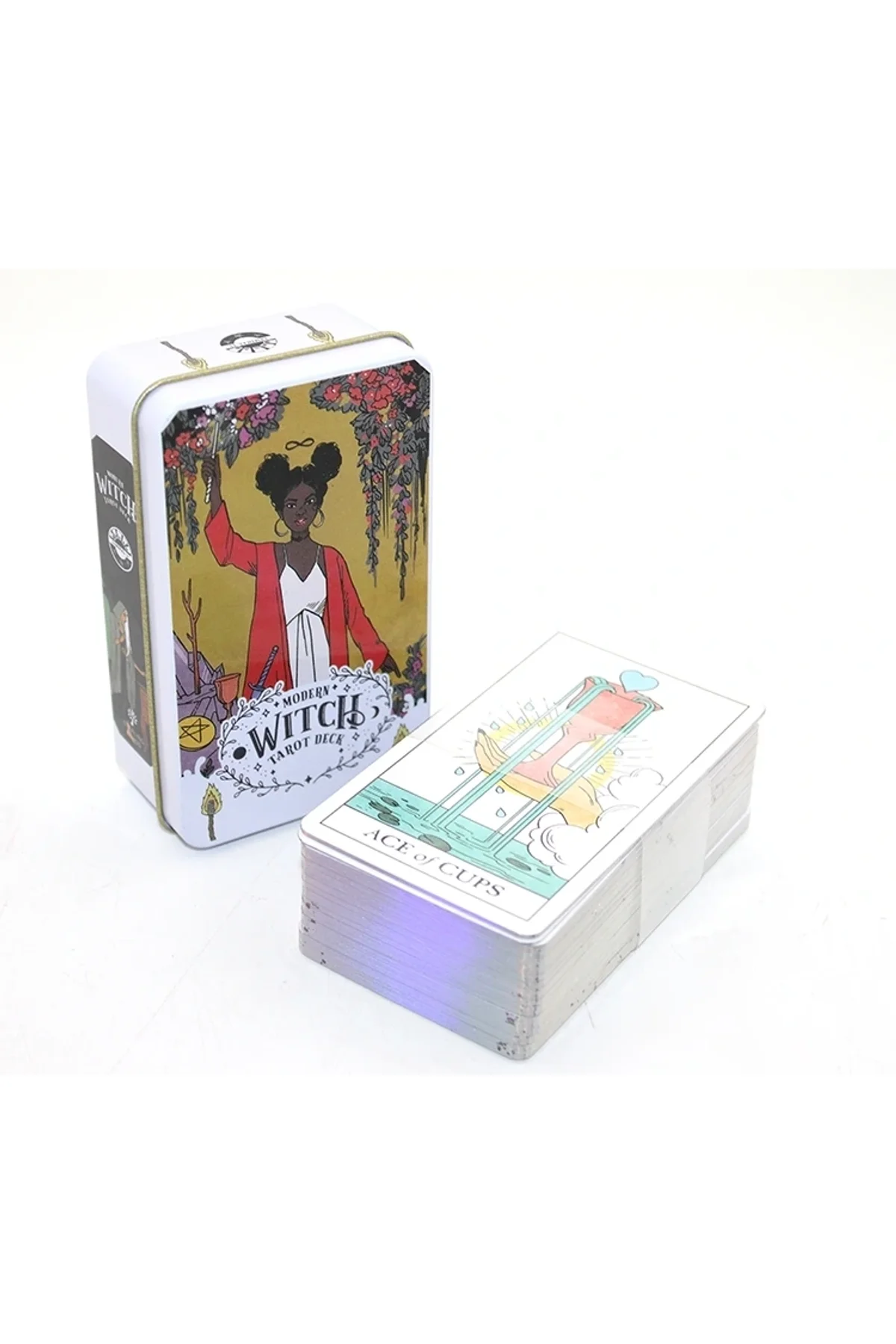 Modern Witch Metal Kutulu Tarot Kartı Alk2769