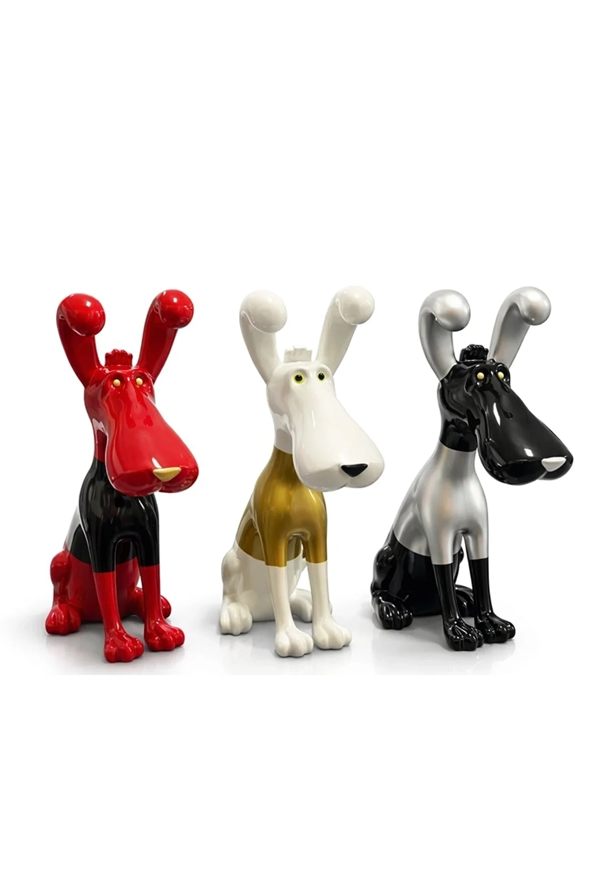 Polyester Sevimli Köpek Figürü Alk4557 - Just Cheap Store Görsel 2