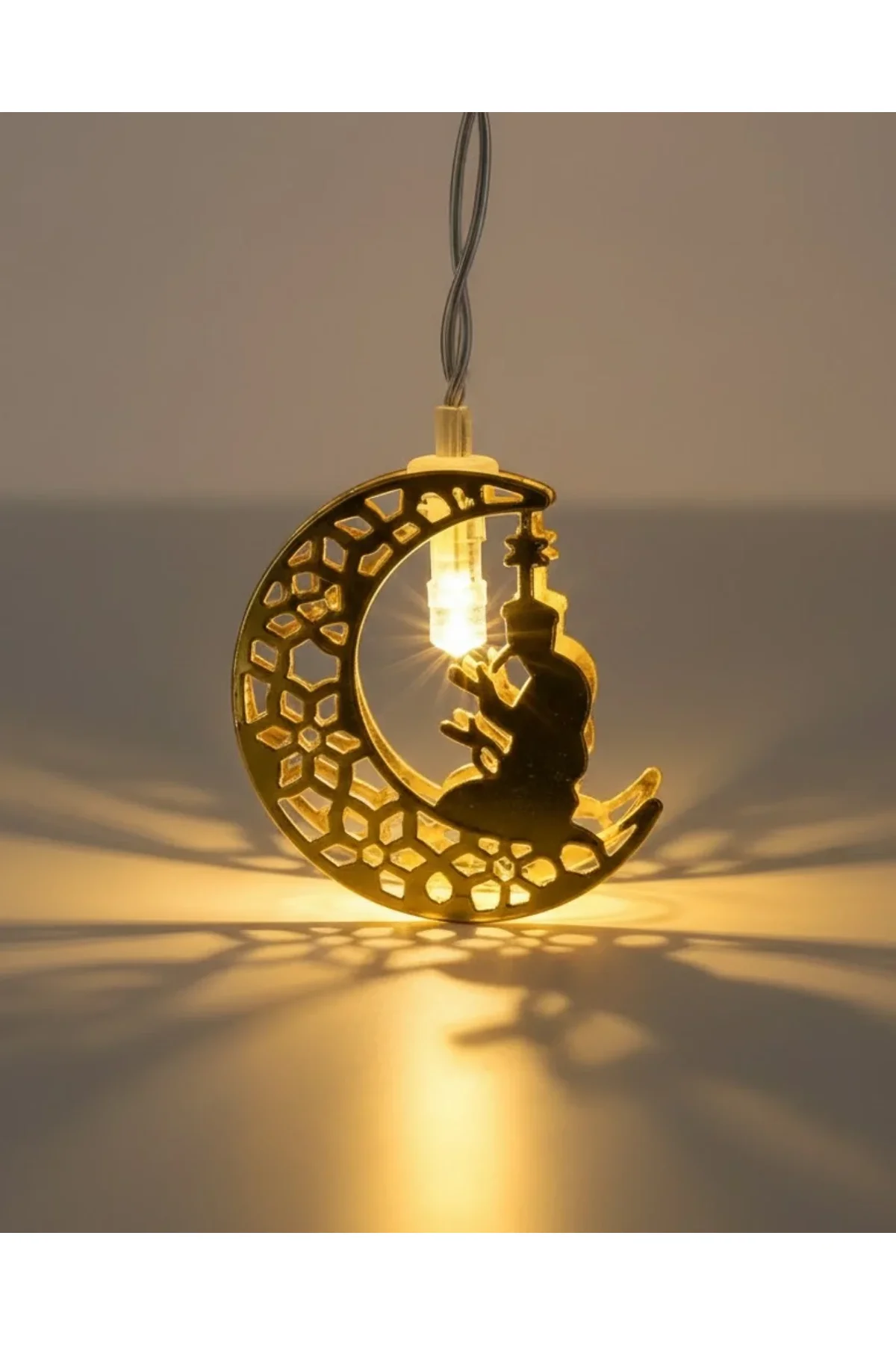 Ramazan Ay Işığı Secde Eden Adam Silüetli Led Peri Işığı - Just Cheap Store Görsel 2