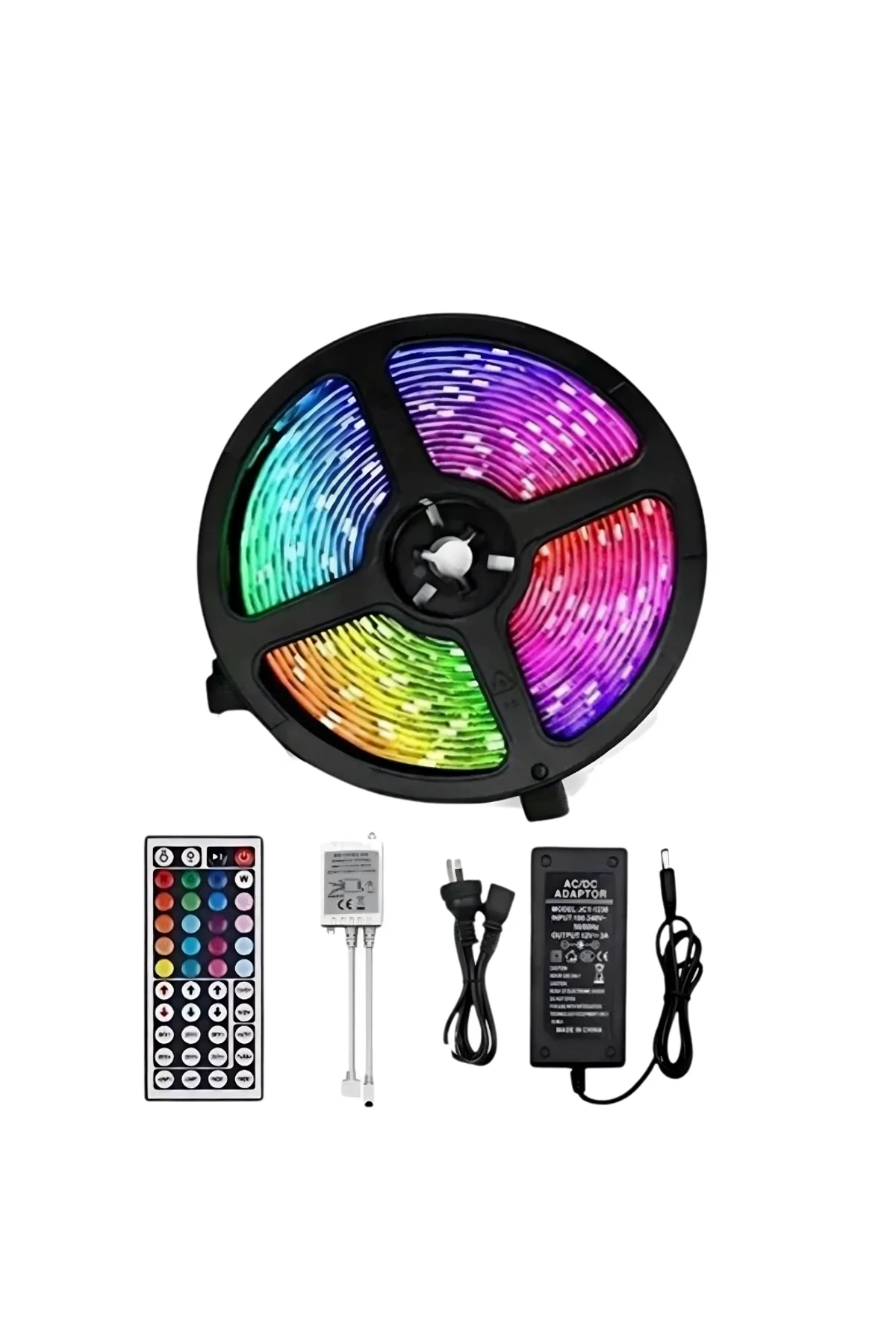 Rgb Led Strip 5 Metre Kumandalı 5050 Şerit Led Dekorasyon Işığı - Just Cheap Store Görsel 2