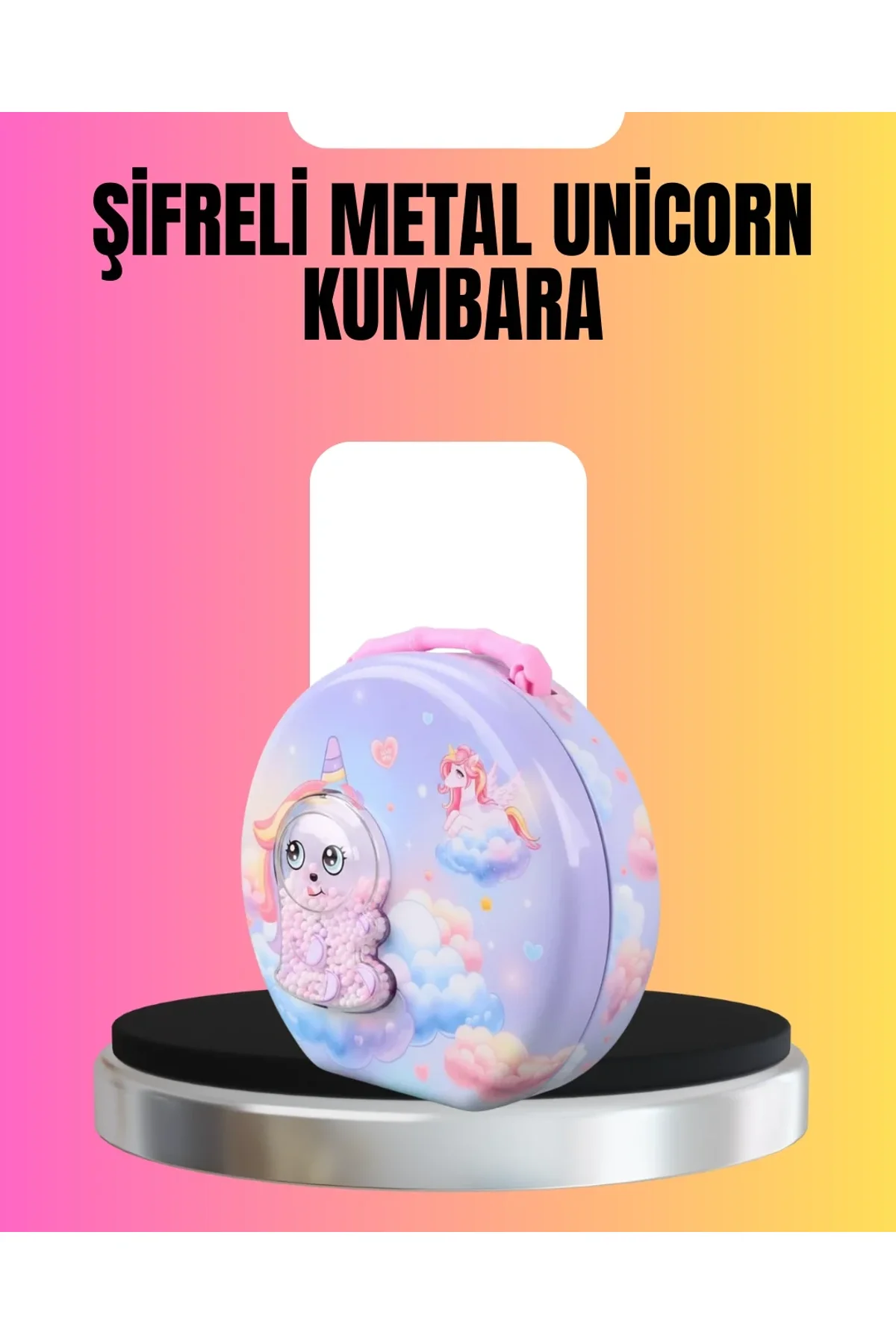 Şifreli Mini Çocuk Kasası Metal Gövde Güvenli Saklama - Just Cheap Store Görsel 2