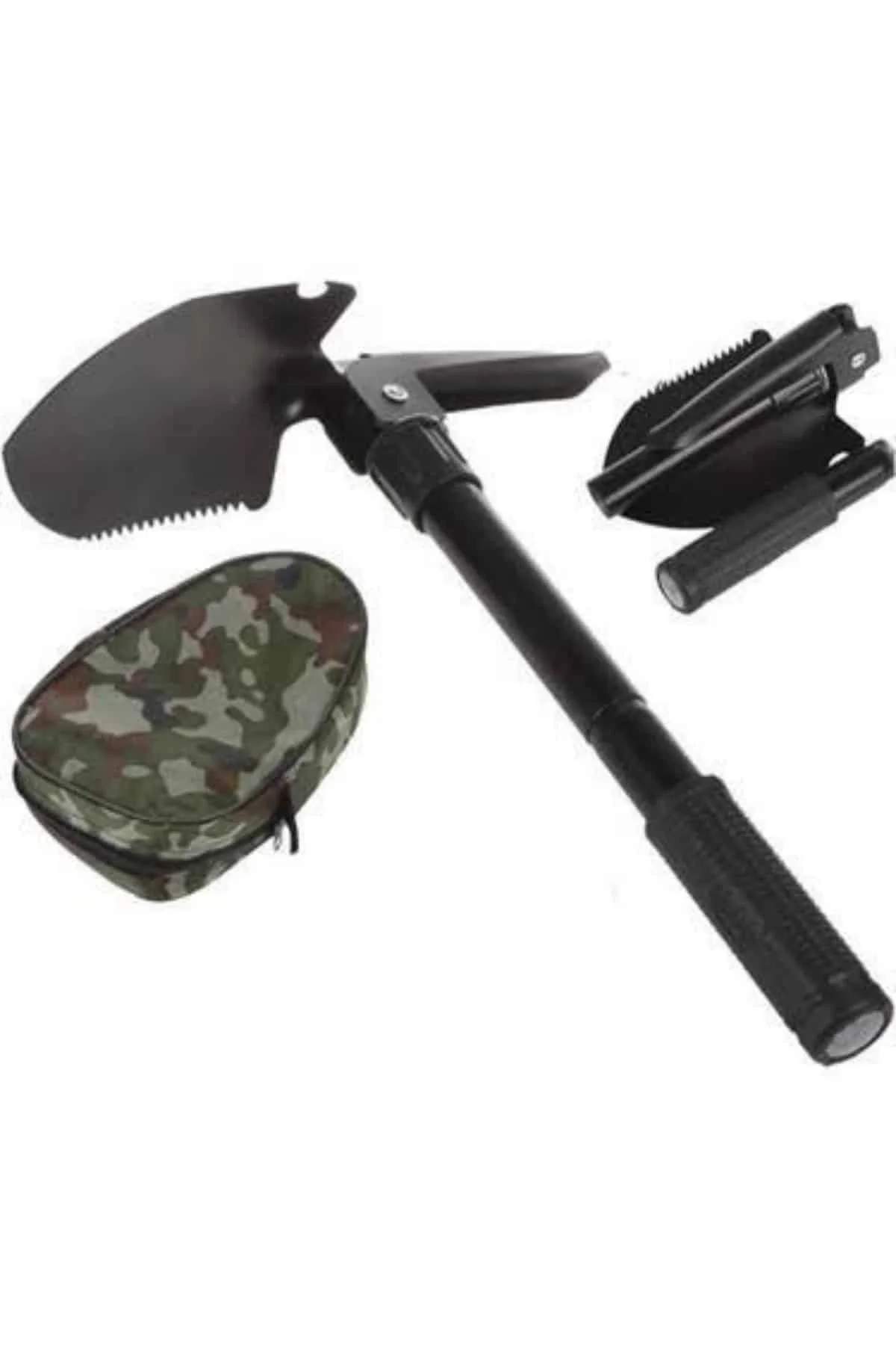 Katlanır Portatif Kazma Kürek Seti Portatif Çelik Taşıma Çantalı Pusulalı - Just Cheap Store Görsel 5