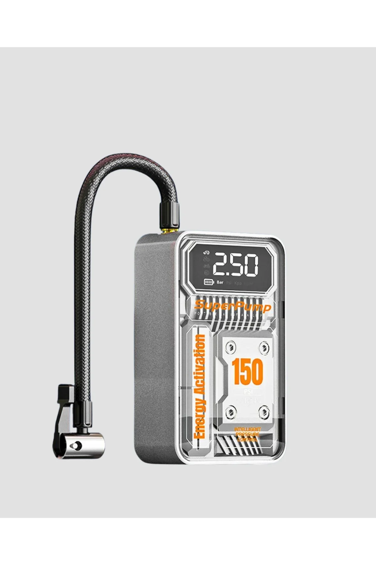 Taşınabilir Kablosuz Hava Pompası – 150 Psı Güçlü Basınç Ve 6000mah Şarjlı - Just Cheap Store Görsel 2