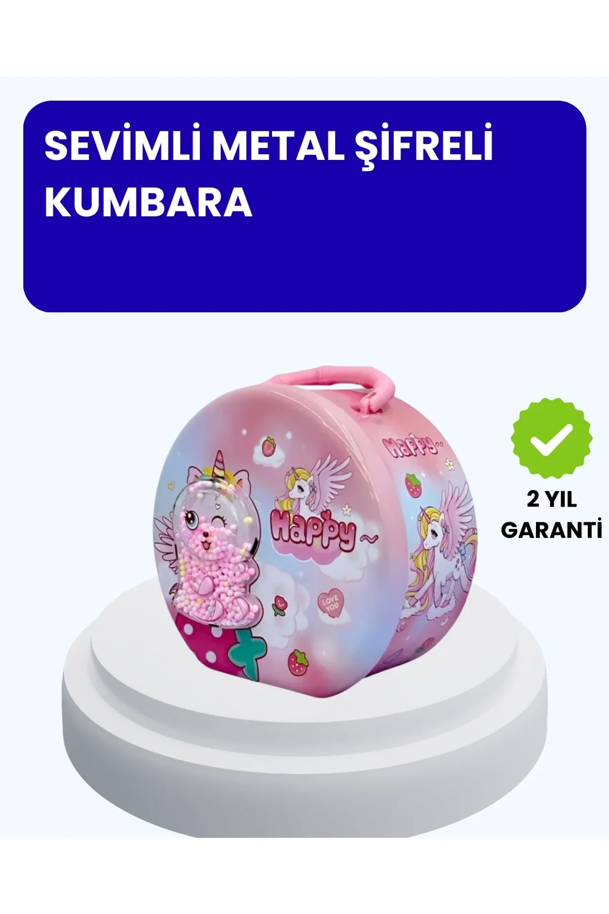 Çocuk Para Kasası Anahtarlı Güvenli Tasarruf Kutusu - Just Cheap Store Görsel 2