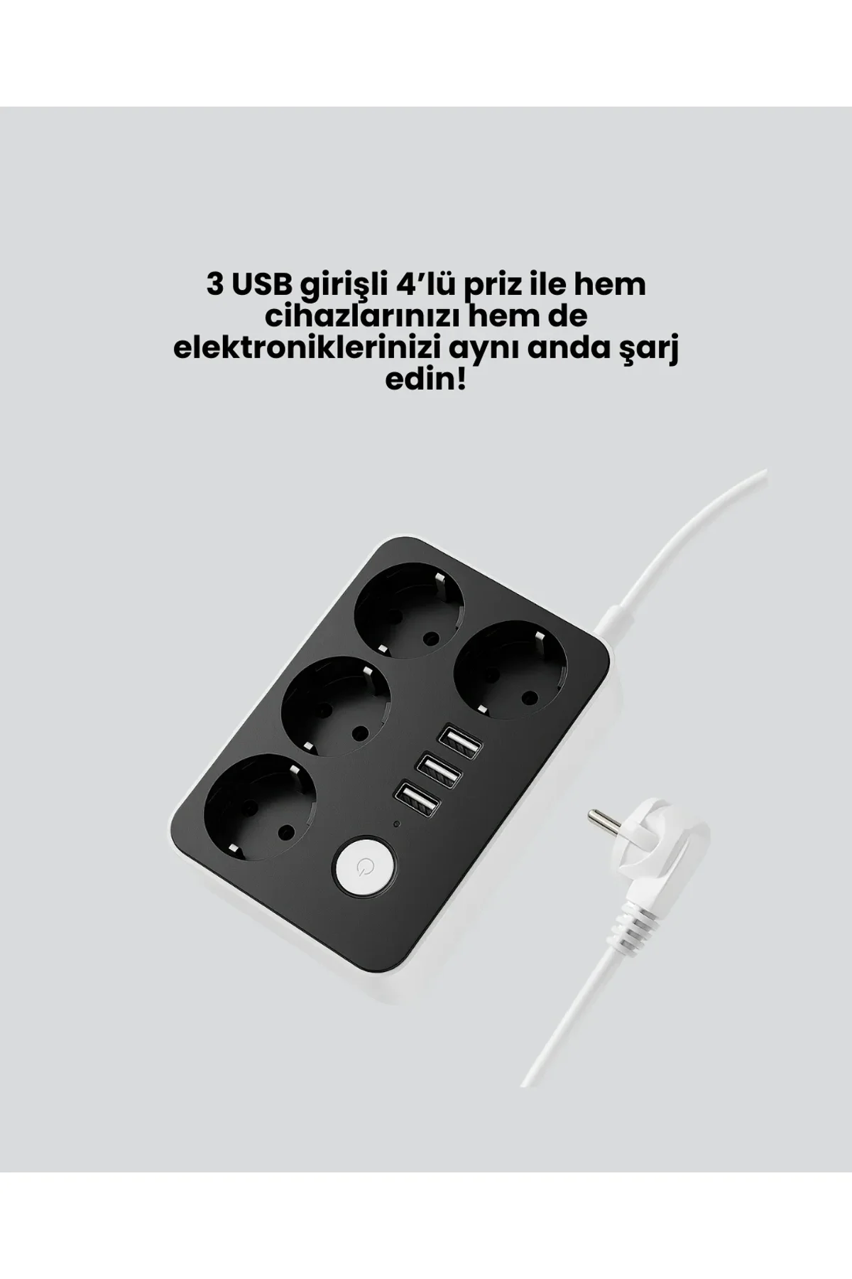 4’lü Priz U314 - Just Cheap Store Görsel 2