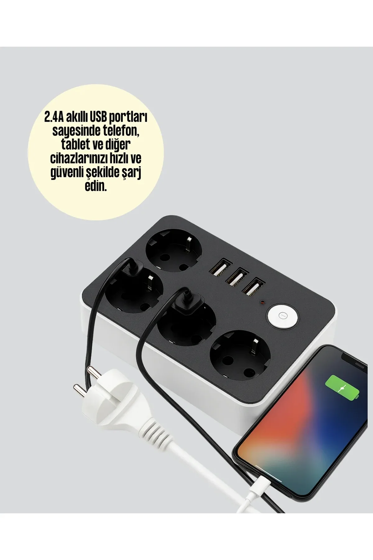 4’lü Priz U314 - Just Cheap Store Görsel 3