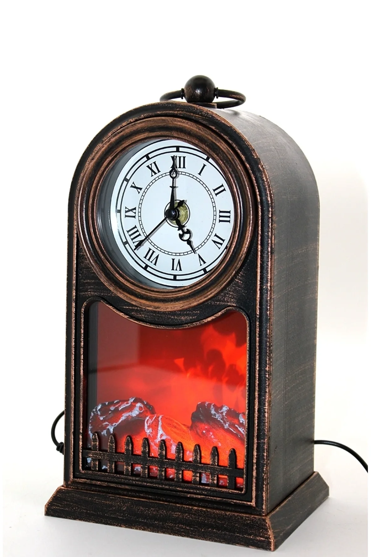 Led Işıklı Saatli Şömine Aalk2509 - Just Cheap Store Görsel 2