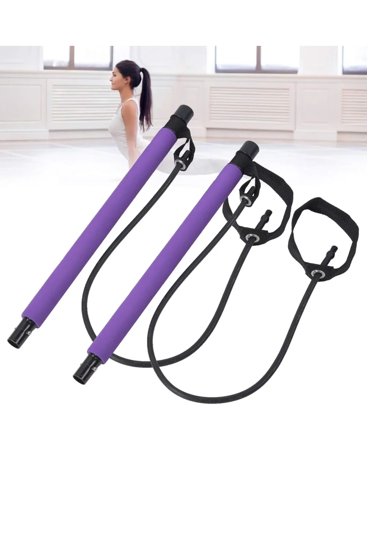 Taşınabilir Pilates Bar Ev Sporuna Uygun Hafif Ve Dayanıklı Yapı - Just Cheap Store Görsel 5