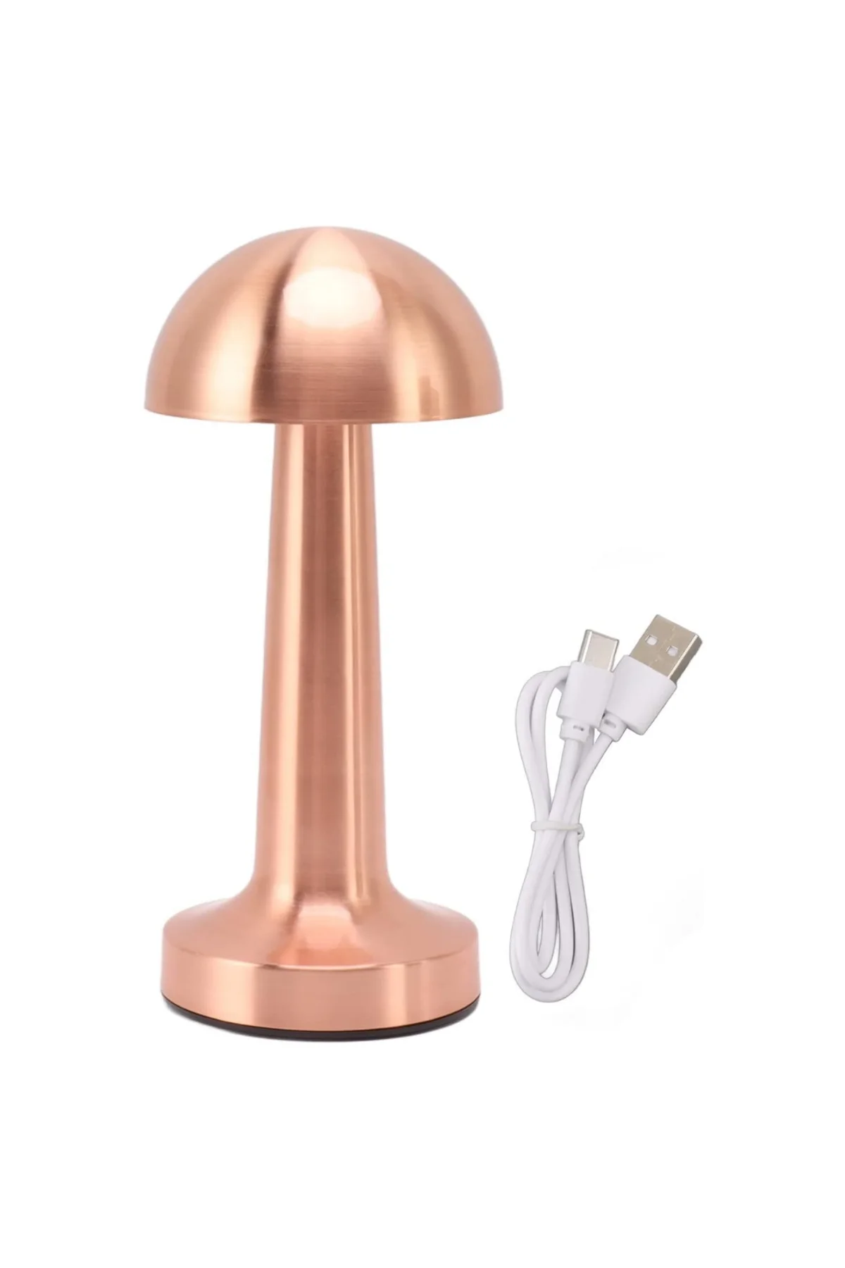 Bronz Dokunmatik Masa Lambası 3 Renk Led Şarjlı Kablosuz Usb Çıkışlı - Just Cheap Store Görsel 3