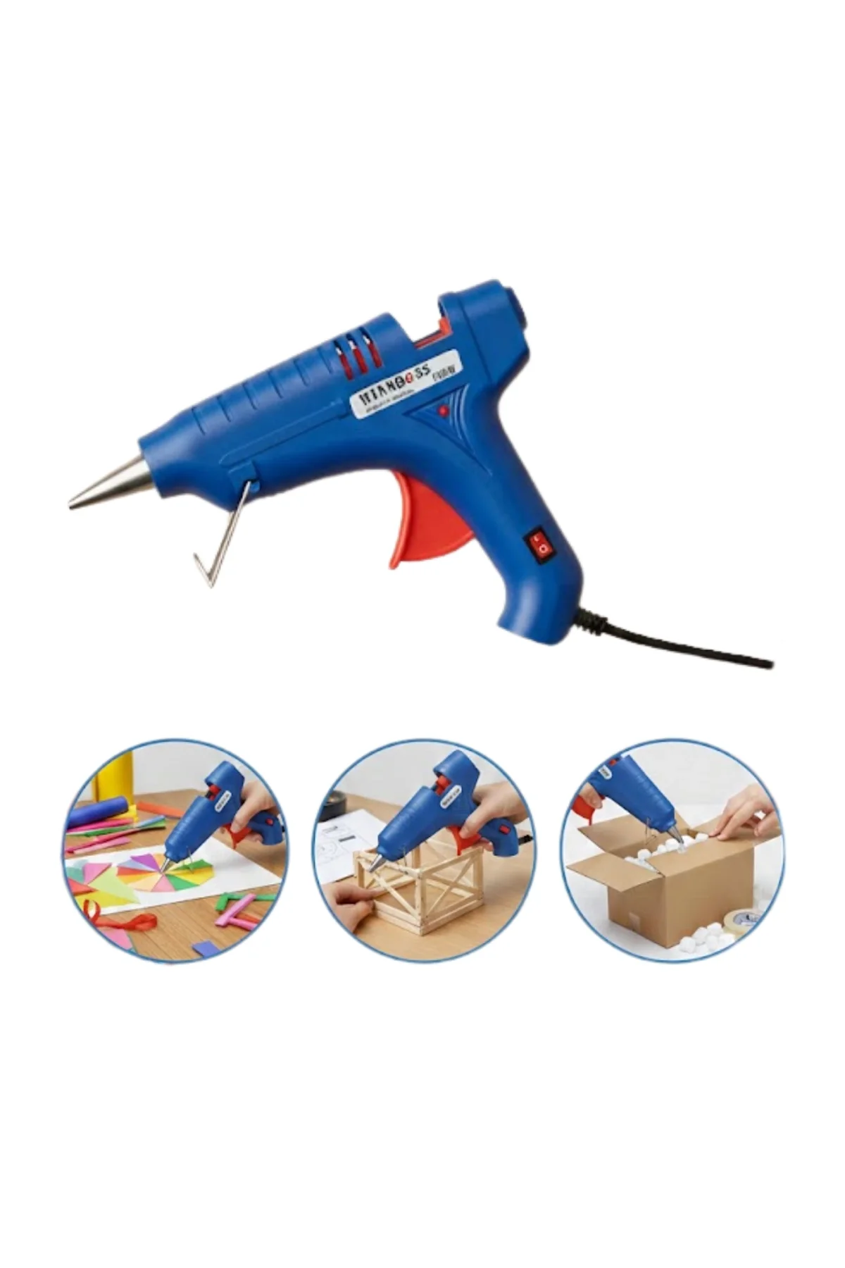 20w Silikon Tabancası 7.5 Mm Silikon Uyumlu 5 Adet Hediye Silikon - Just Cheap Store Görsel 3