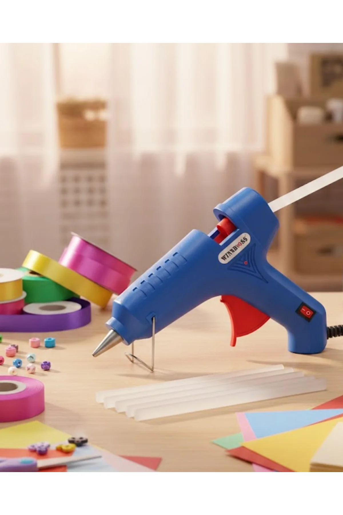 11 Mm Silikon Uyumlu 80 W Güçlü Silikon Tabancası 5 Adet Silikon Hediyeli