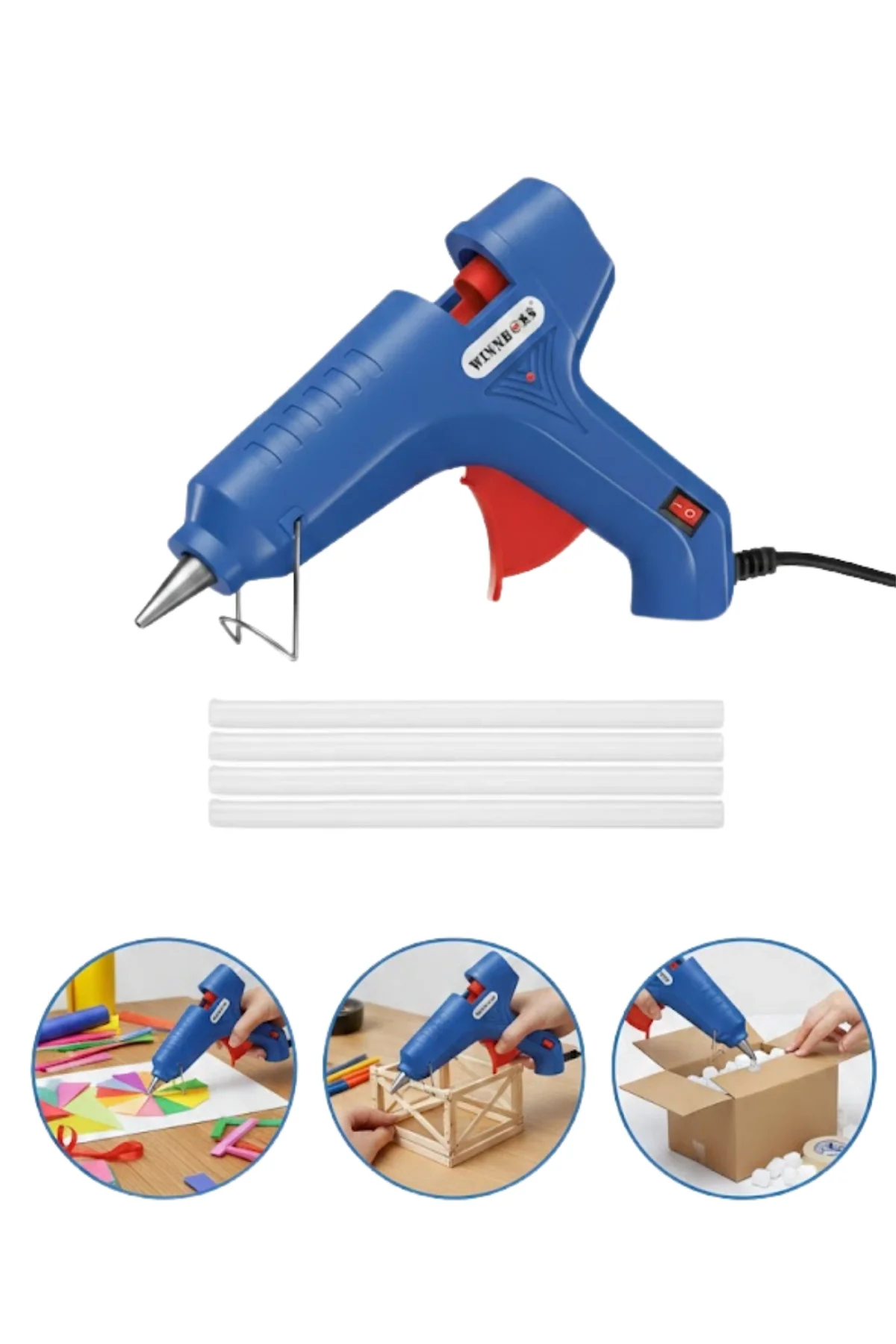Profesyonel Kullanım İçin 100 W Silikon Tabancası 11 Mm 5 Adet Hediye Silikon - Just Cheap Store Görsel 2