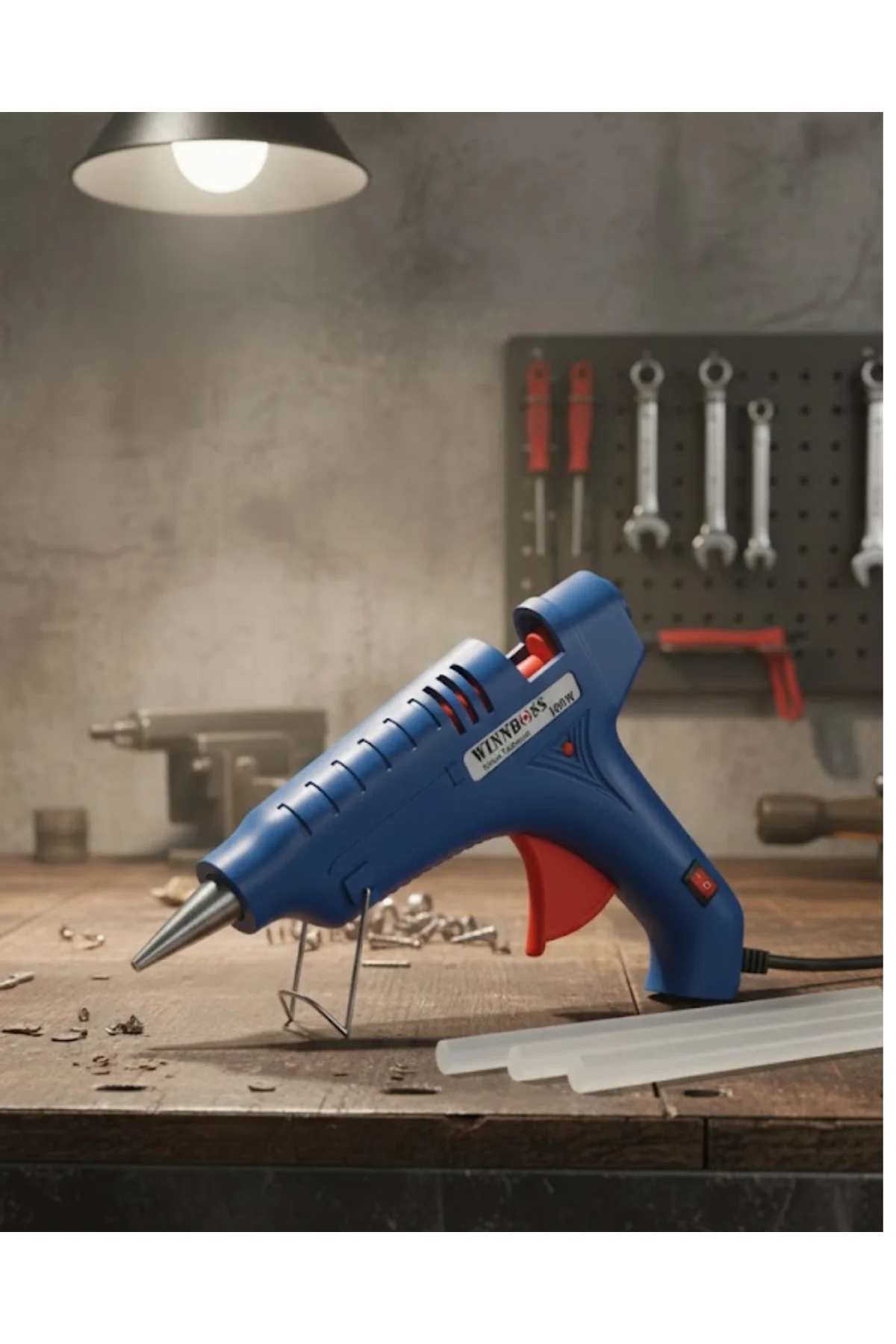 100 W Silikon Tabancası 11 Mm Silikon Uyumlu 5 Adet Hediye Silikon