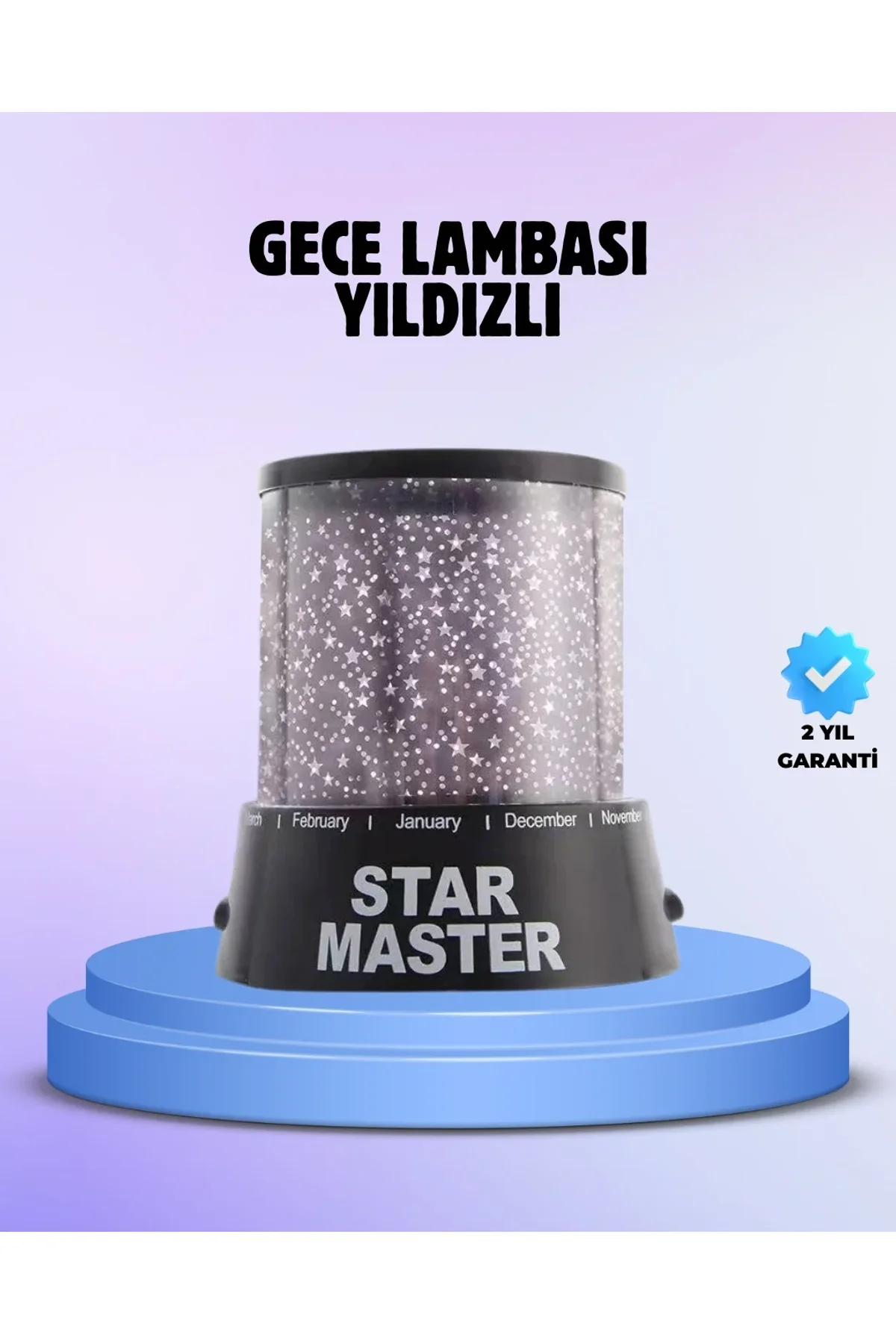 Odayı Yıldızlarla Dolduran Galaxy Efektli Led Projektör Işık