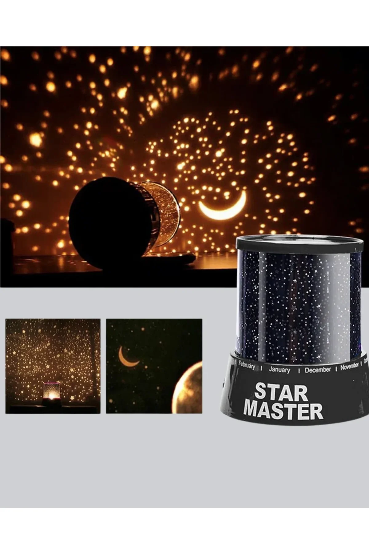 Galaxy Efektli Led Yıldız Projektör Renk Değiştirmeli Oda Aydınlatması - Just Cheap Store Görsel 5