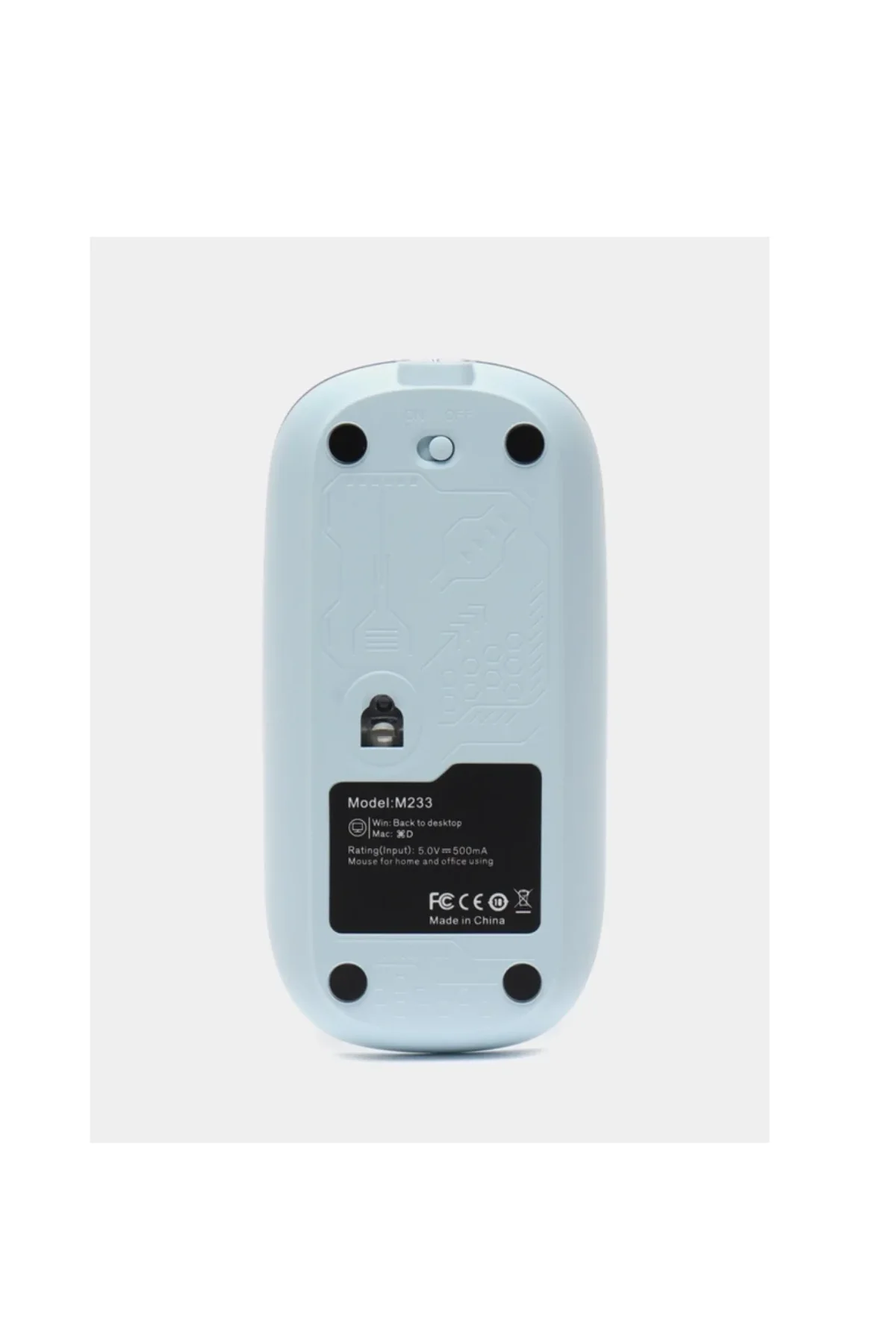 800 1600 Dpı Ayarlanabilir Mavi Kablosuz Mouse Pilli - Just Cheap Store Görsel 5