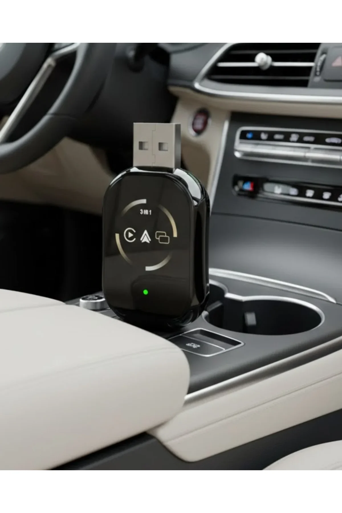 Kablosuz Carplay Android Auto Dönüştürücü Kablo Derdi Olmadan Bağlantı