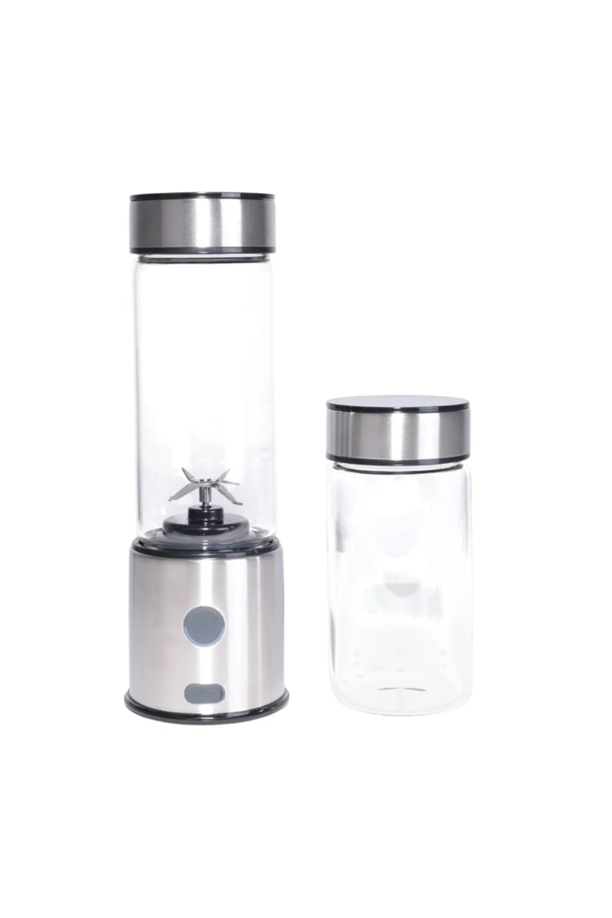 Taşınabilir Cam Blender 450 Ml 350 Ml Çift Hazneli Smoothie Blender - Just Cheap Store Görsel 2