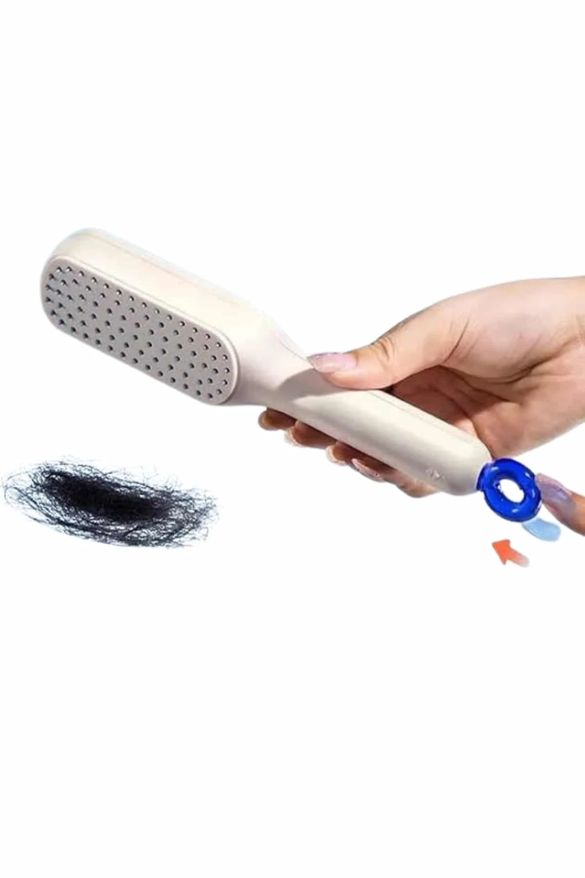 Silikon Yumuşak Sıkı Dişli Sihirli Geri Çekilebilir Tarak Kendini Temizleyen Saç Fırçası - Just Cheap Store Görsel 3