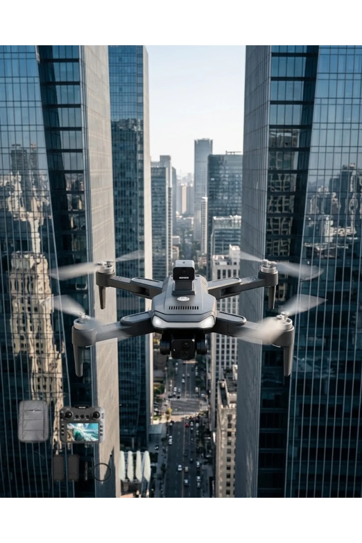 Gps Ve Engel Sensörlü Katlanabilir Drone Uzun Uçuş Süresi Ve Stabil Görüntüleme Teknolojisi