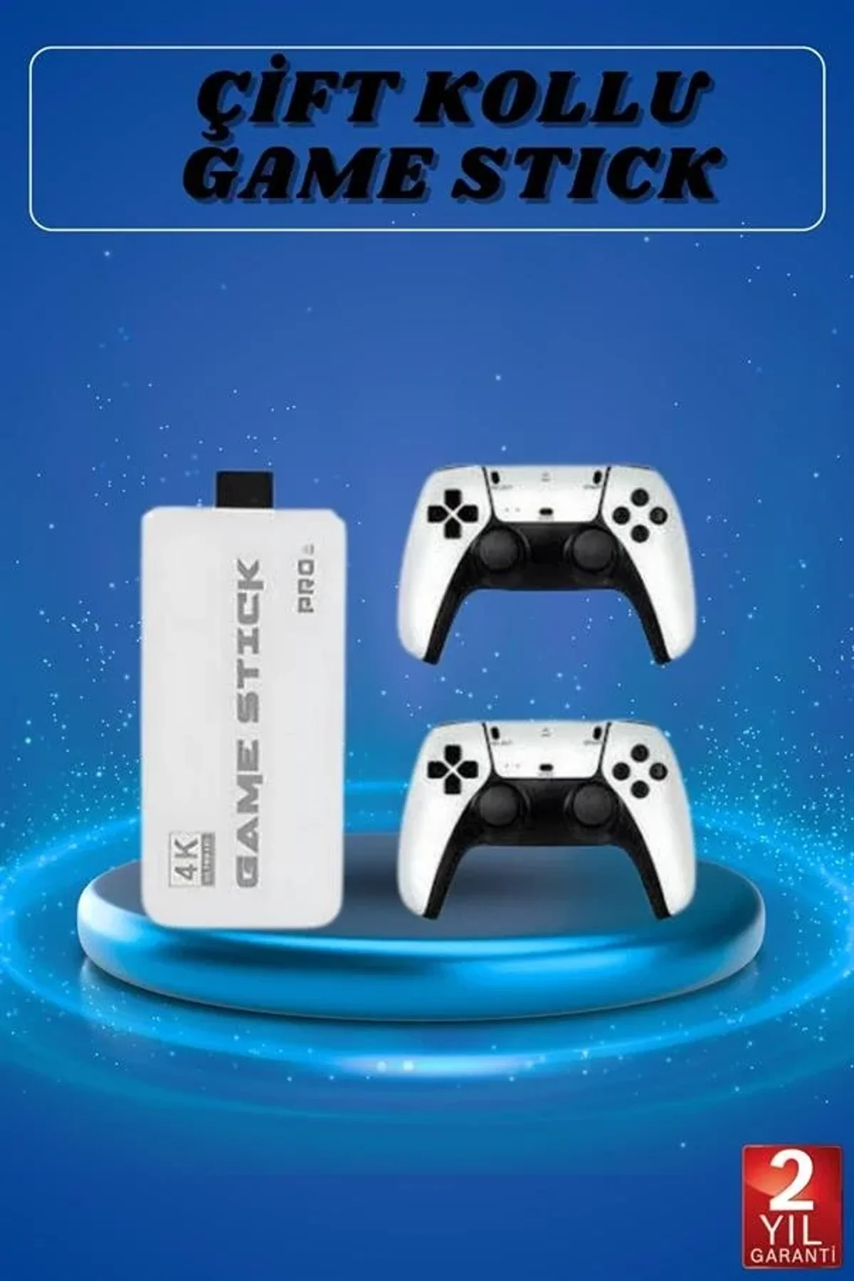 Game Stick 4k Retro Çift Kollu Atari Oyunlari +20000 Oyunlu Konsol Nostalji - Just Cheap Store Görsel 2