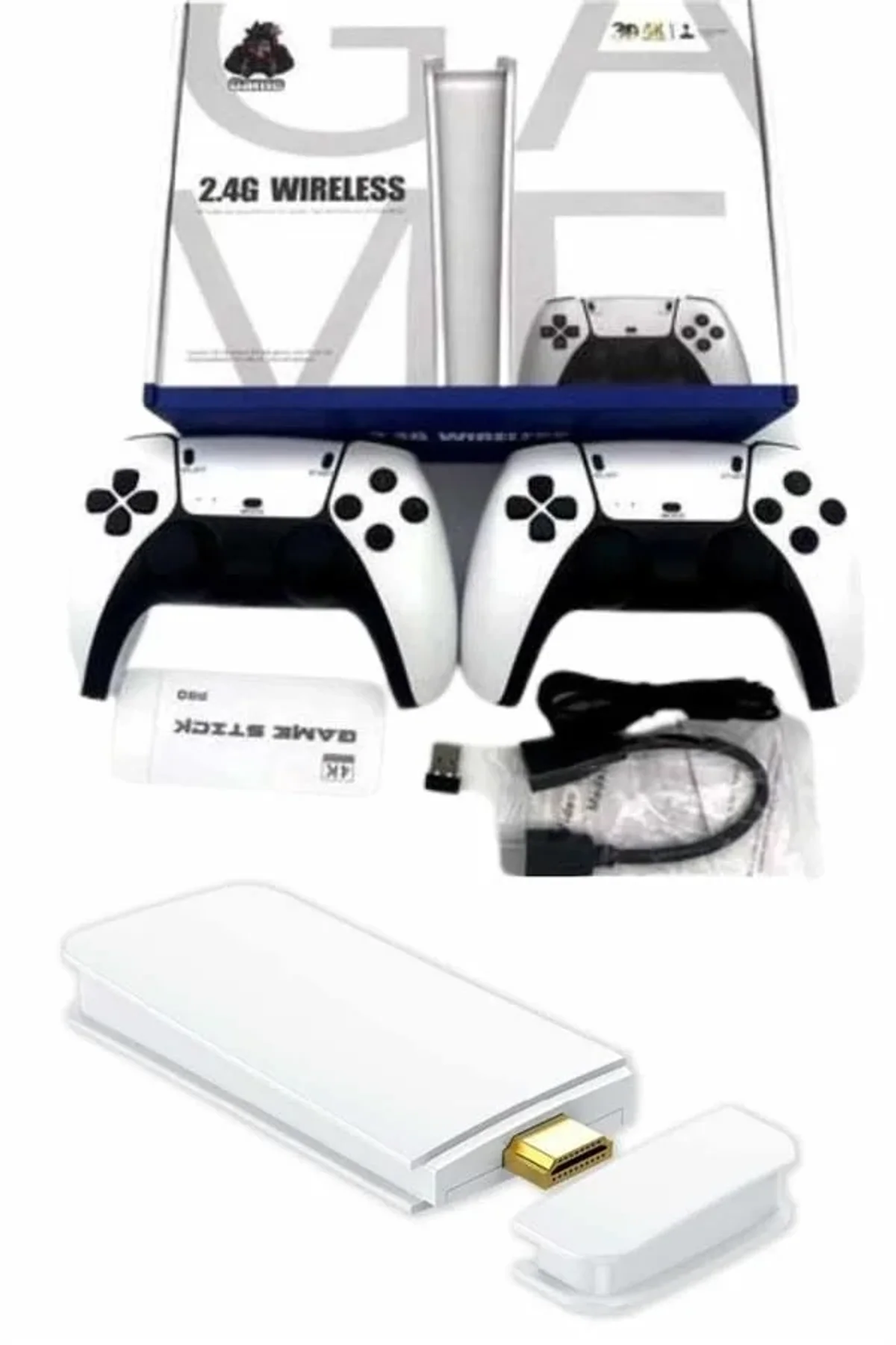 Game Stick 4k Retro Çift Kollu Atari Oyunlari +20000 Oyunlu Konsol Nostalji - Just Cheap Store Görsel 4