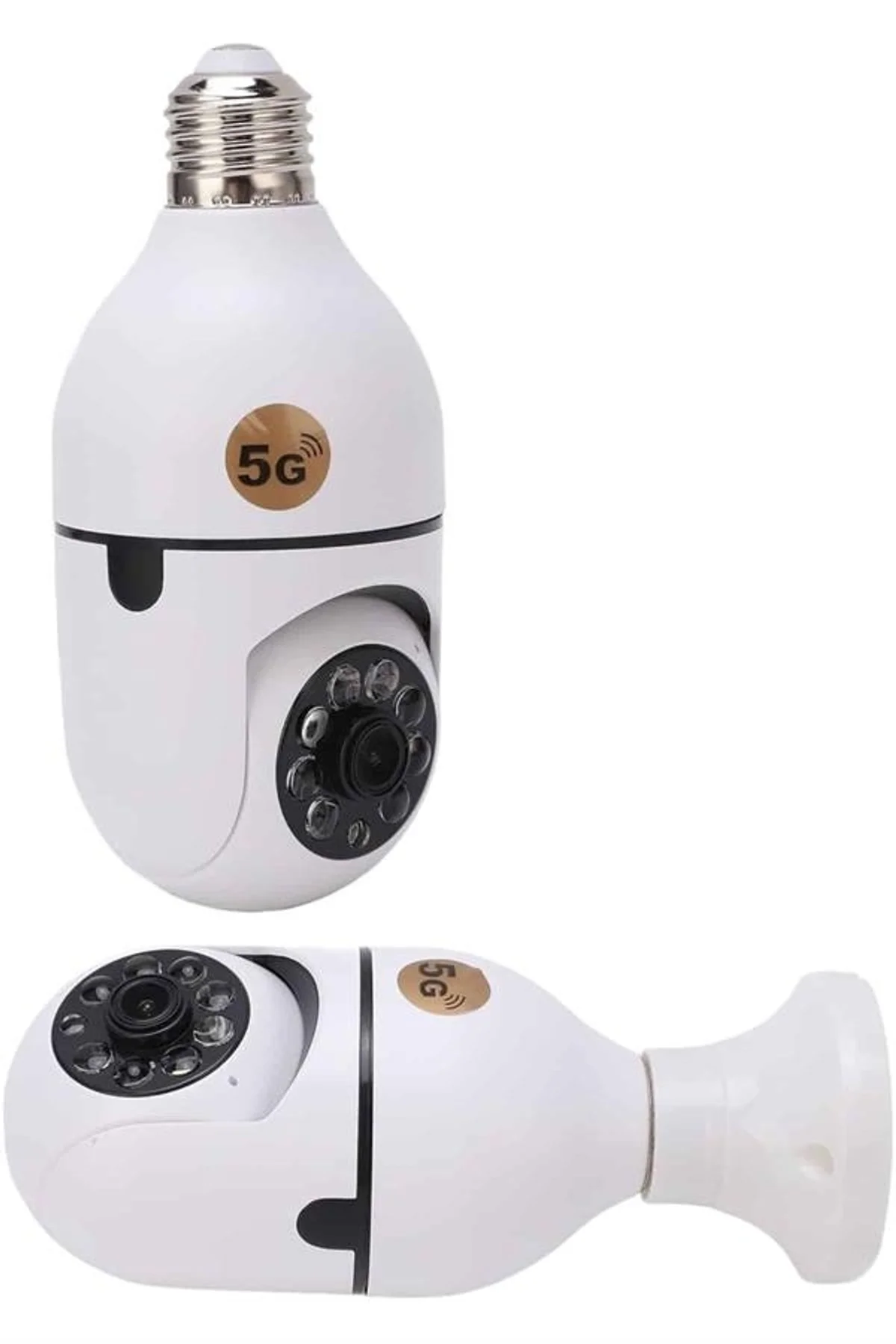 Wifi Güvenlik Kamerası 360 Derece Dönebilen Harekete Duyarlı Gece Görüşlü Ampul - Just Cheap Store Görsel 3
