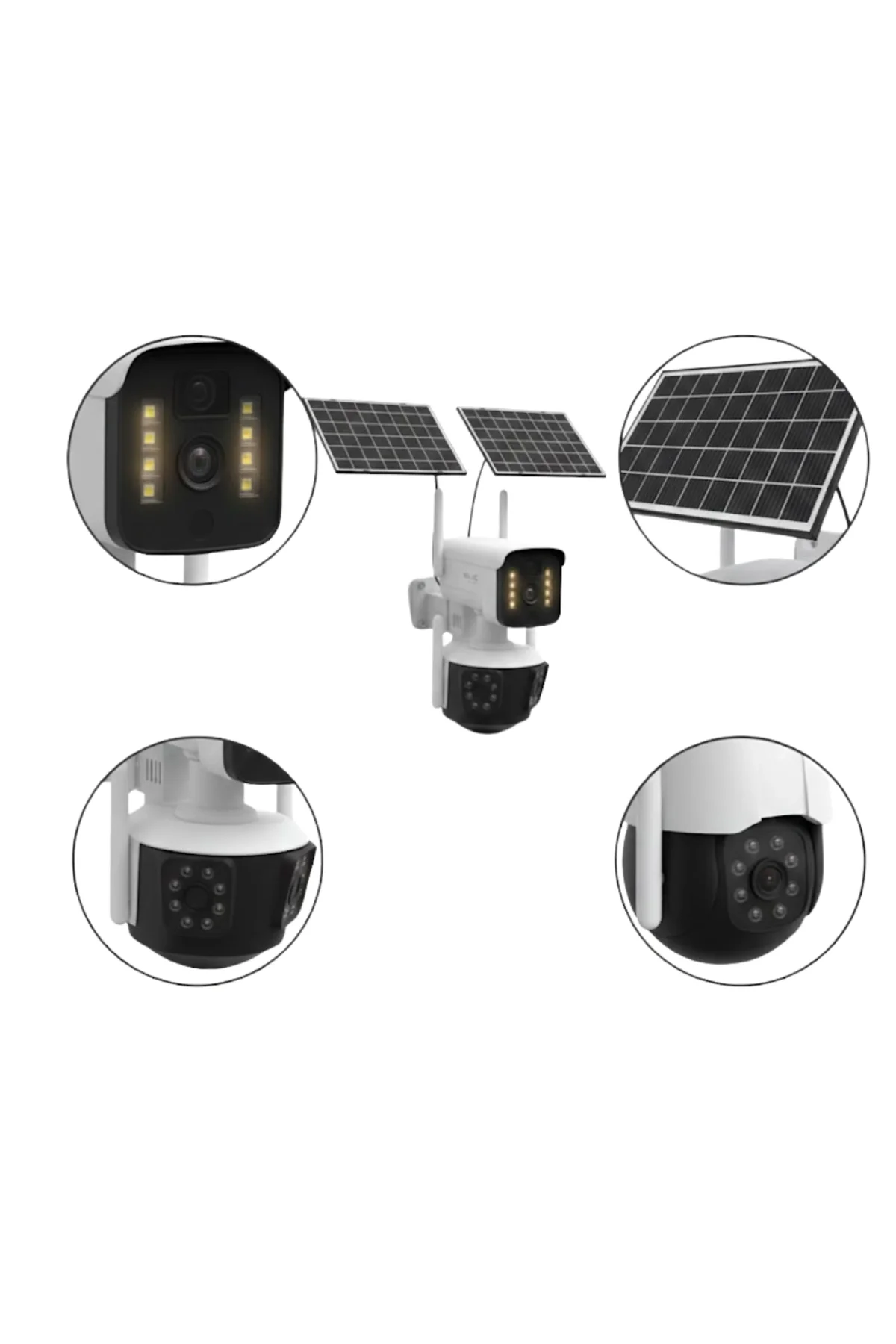 Güneş Enerjili Yayla Kamerası 4g Sım Kartlı 9mp Solar Güvenlik Kamerası 2 Yıl Garantili - Just Cheap Store Görsel 2
