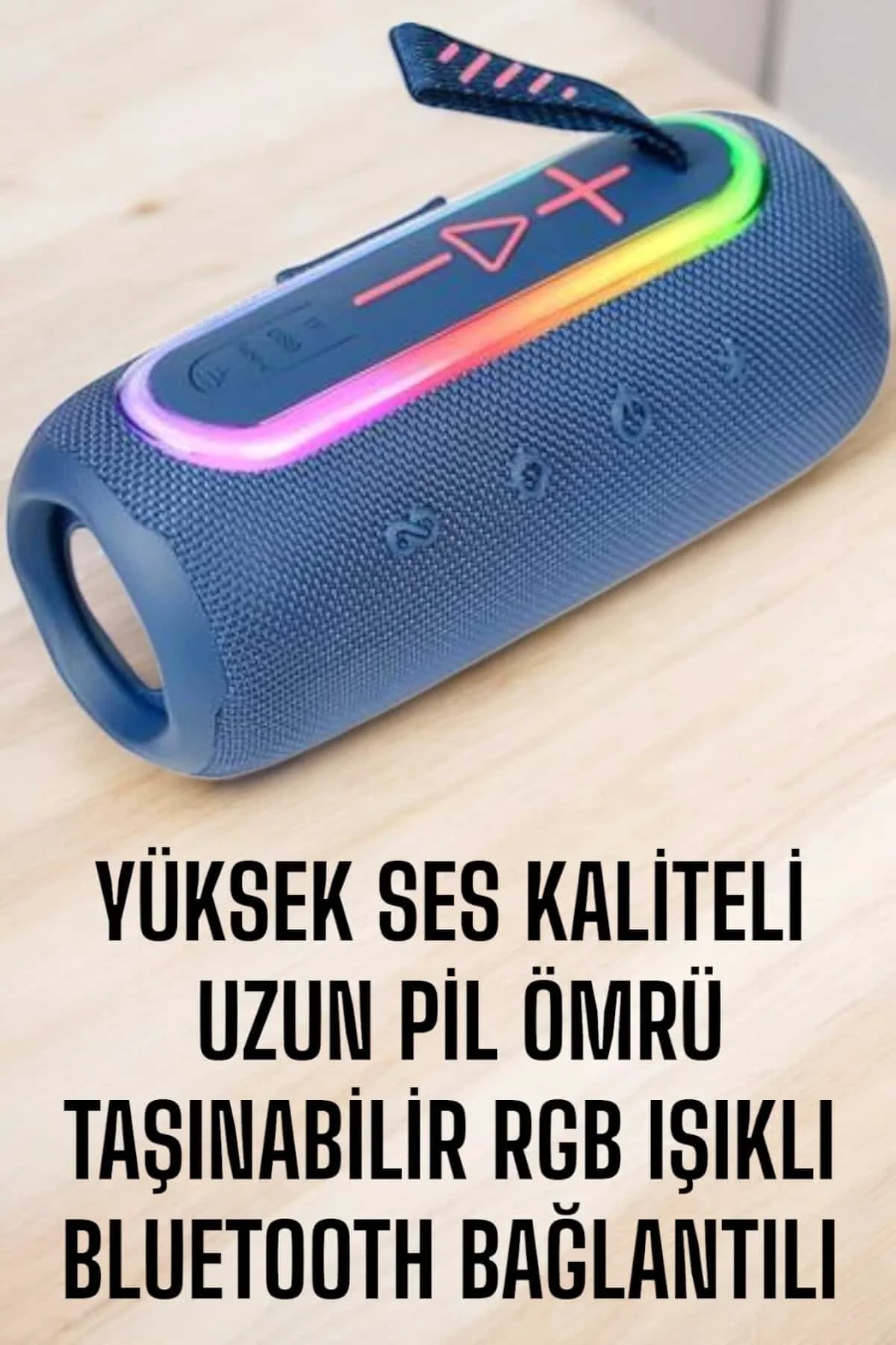 Kablosuz Bluetooth Hoparlör Uzun Pil Ömrü Taşınabilir - Just Cheap Store Görsel 2