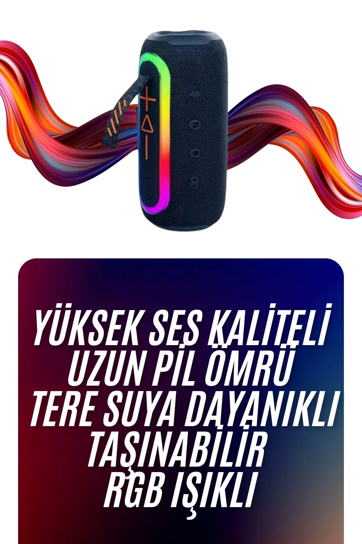 Bluetooth Hoparlör Uzun Pil Ömrü Taşınabilir Yüksek Ses Kaliteli Yeni Nesil - Just Cheap Store Görsel 2