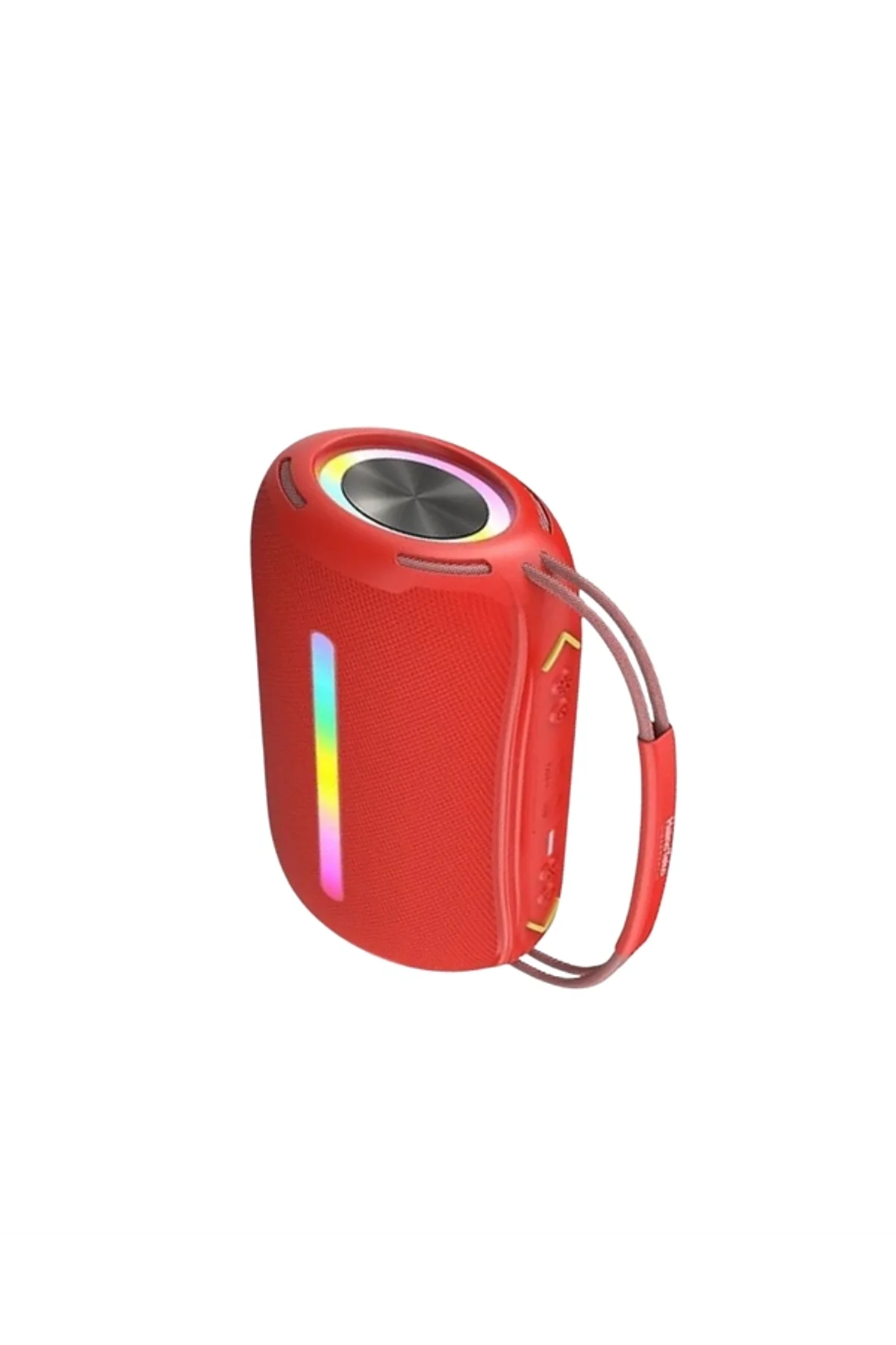 360 Rgb Led'li Taşınabilir Bluetooth Hoparlör – Kırmızı, Usb/tf Destekli - Just Cheap Store Görsel 5