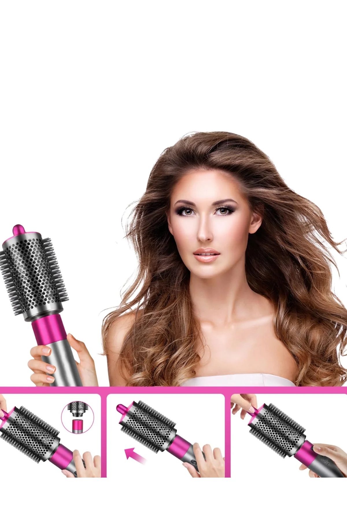 5 İn 1 Saç Şekillendirici Set Çok Fonksiyonlu Isı Ayarlı Profesyonel Kullanım - Just Cheap Store Görsel 5