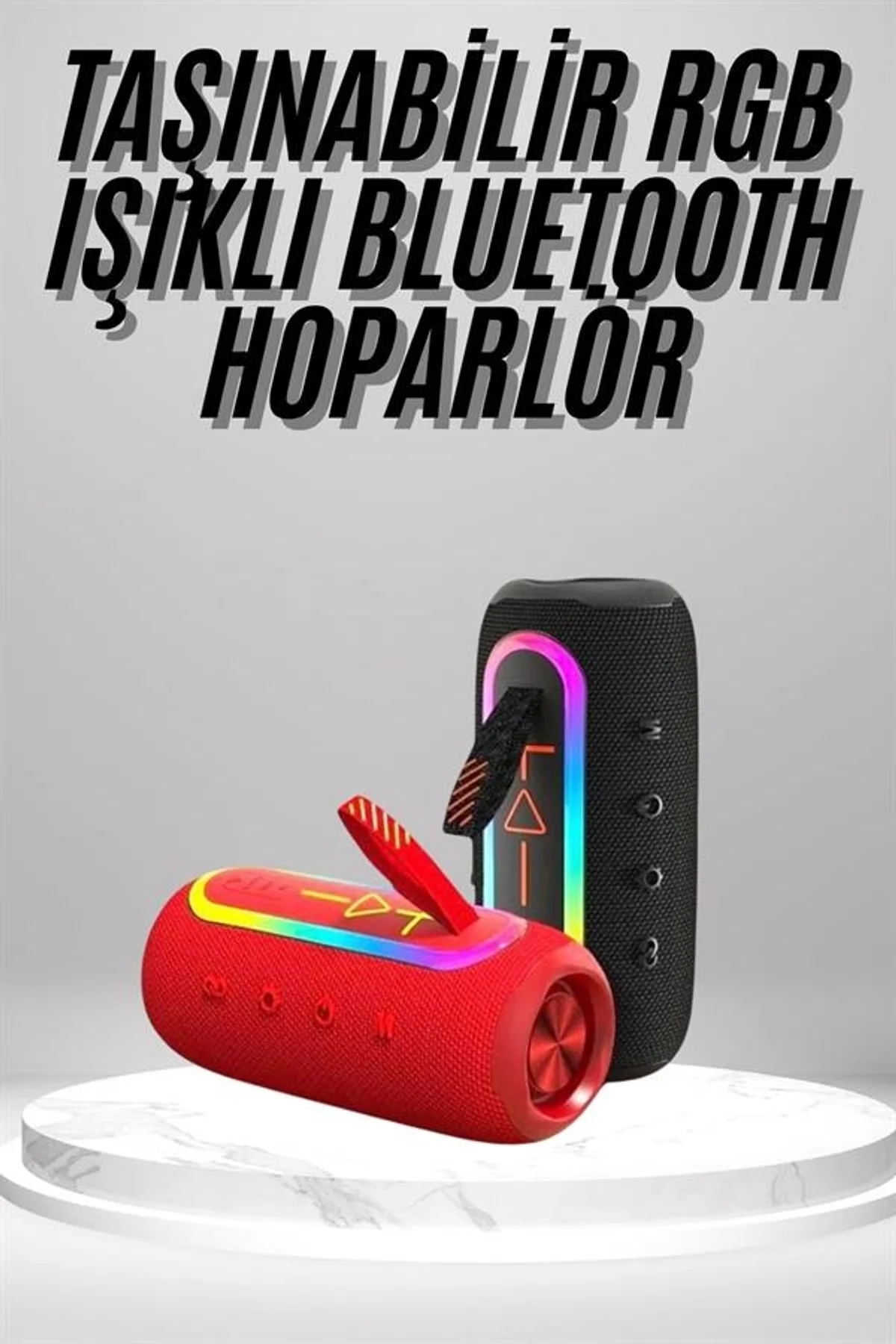 Bluetooth Hoparlör Uzun Pil Ömrü Taşınabilir Yüksek Ses Kaliteli - Just Cheap Store Görsel 2