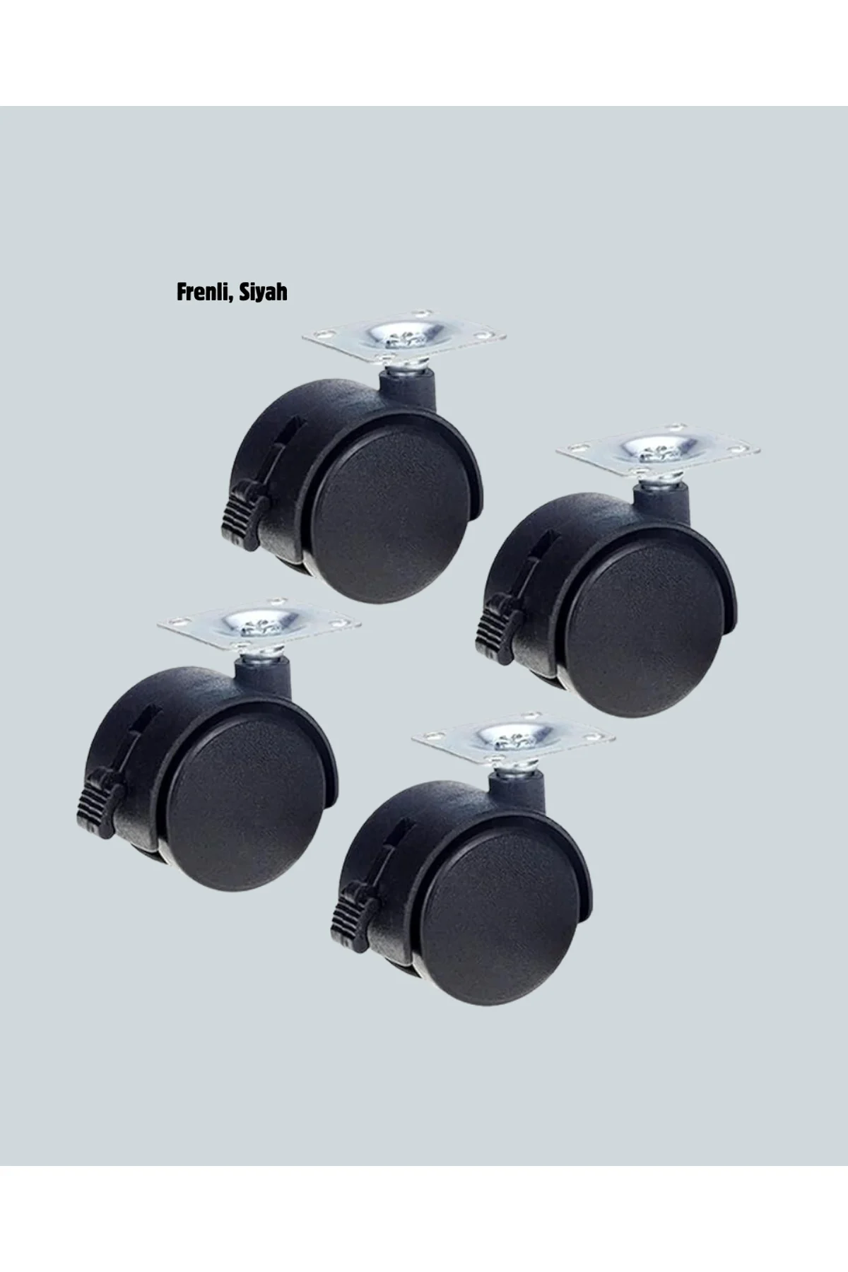 Mobilya İçin Kilitli 4 Cm Tekerlek Ayak Seti - Just Cheap Store Görsel 5