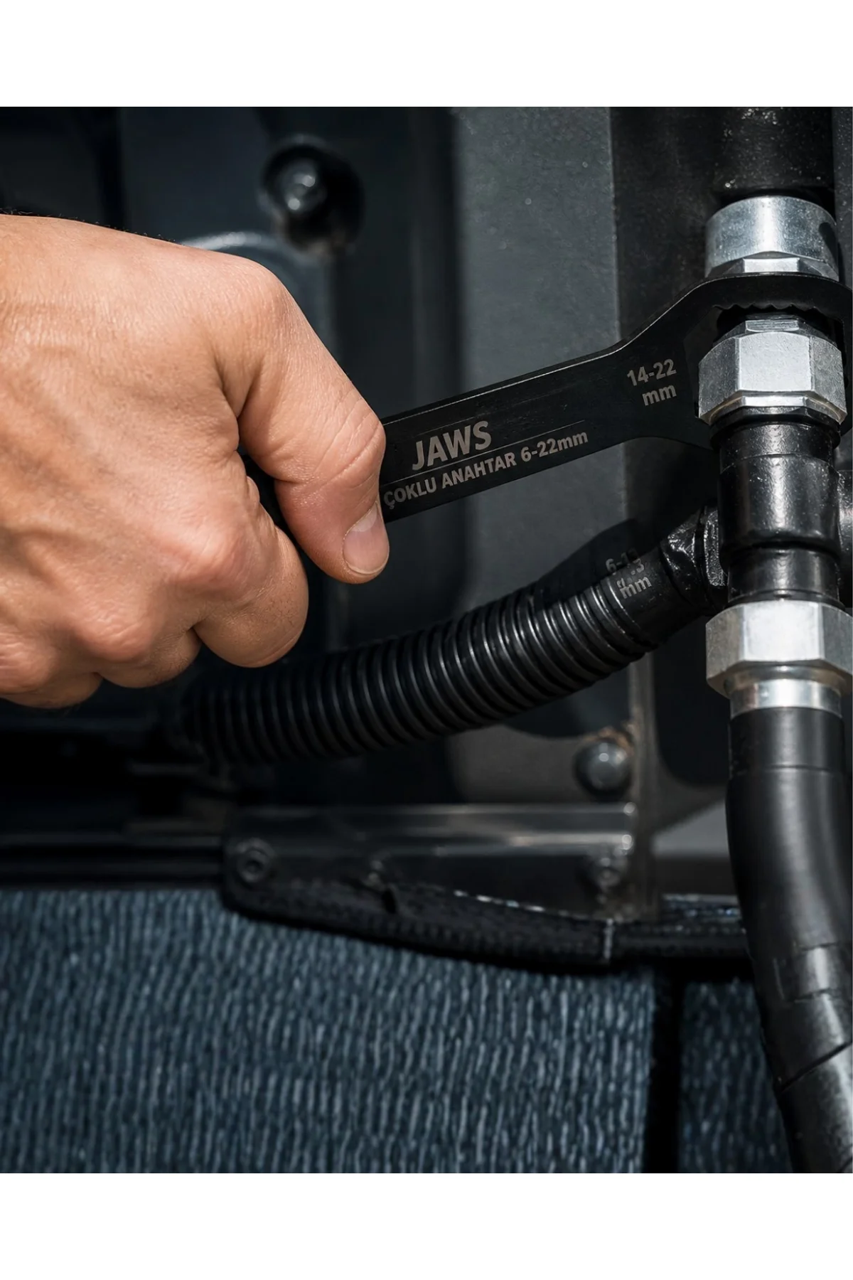 Evrensel Çok Amaçlı Anahtar 6 22 Mm İnç Ve Metrik Uyumlu Güçlü Tork Performansı