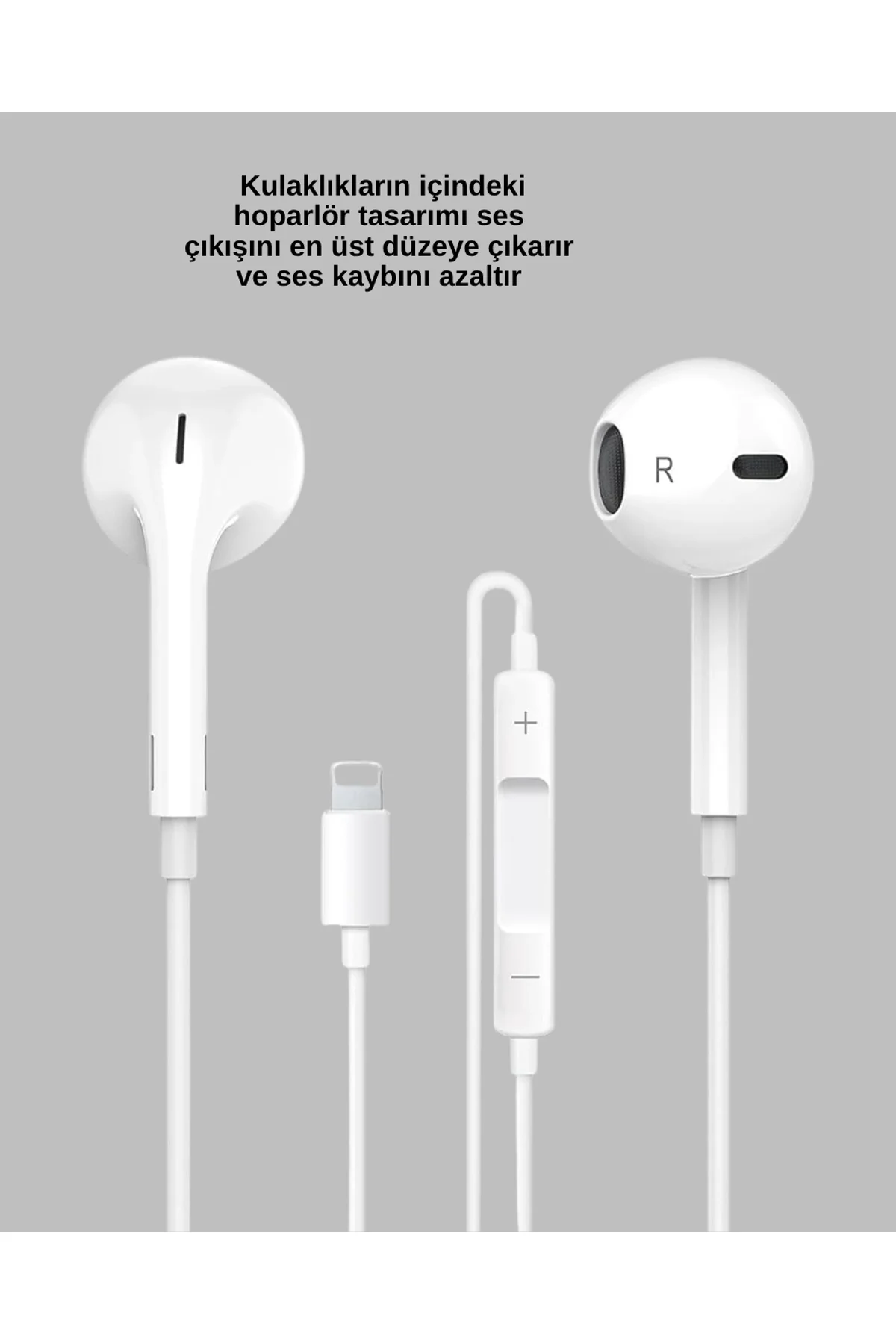 Yüksek Ses Kaliteli Mikrofonlu Kablolu Kulak İçi Kulaklık Yeni Nesil - Just Cheap Store Görsel 2