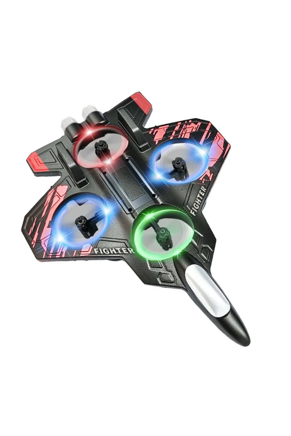 Led Işıklı Fighter Jet Tasarımlı Drone Uzaktan Kumandalı Akrobatik Oyuncak Uçak - Just Cheap Store Görsel 2