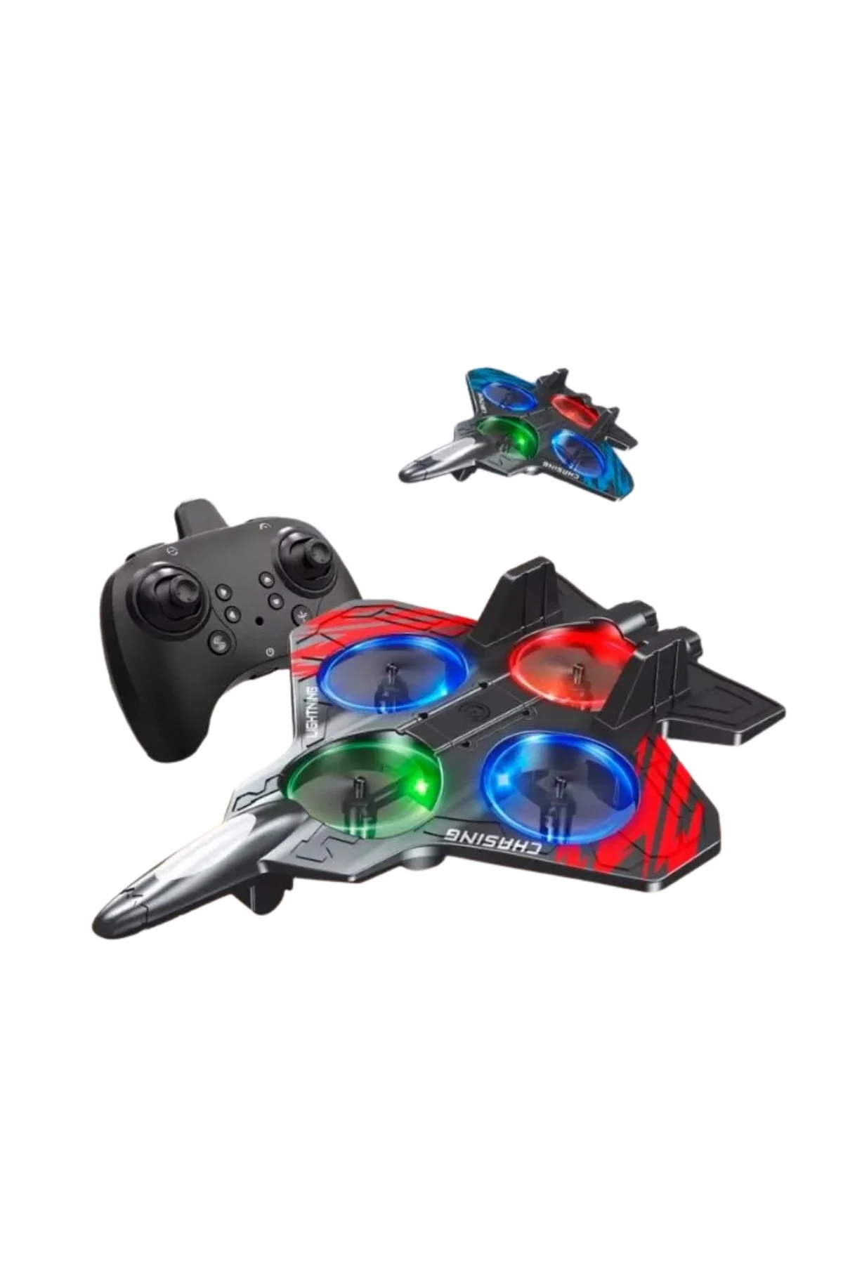 Led Işıklı Fighter Jet Tasarımlı Drone Uzaktan Kumandalı Akrobatik Oyuncak Uçak - Just Cheap Store Görsel 5